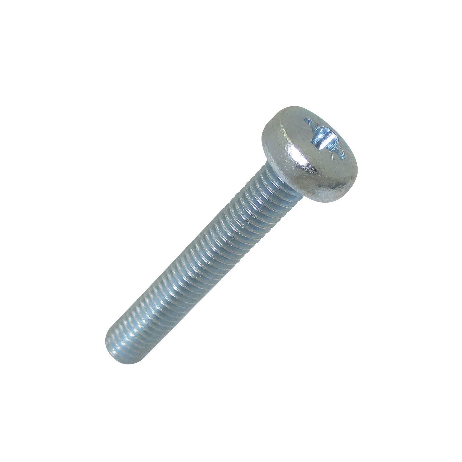 Easyfix Bright Zinc-Plated Pan Machine Screws M5 x 30mm 25 Pack (7195J)