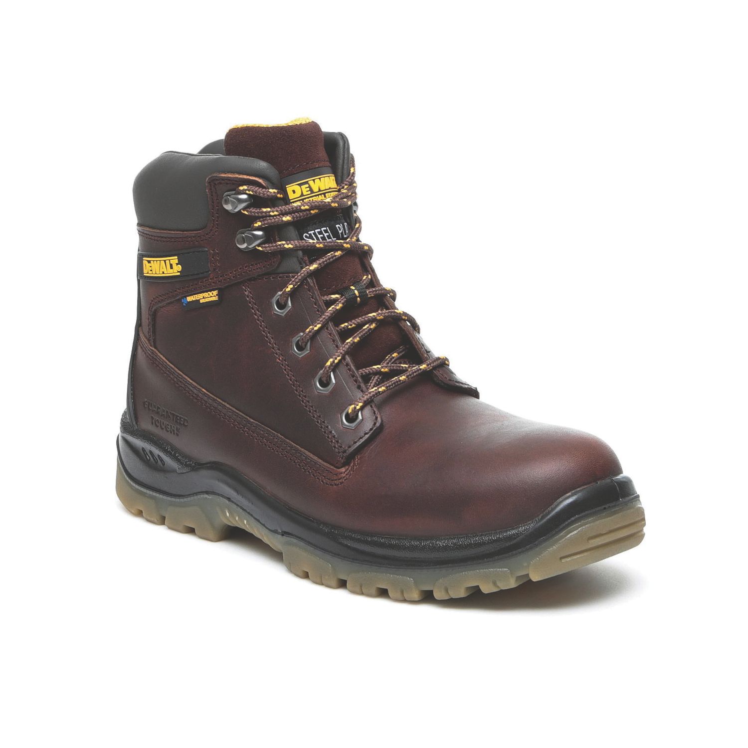 DEWALT Titanium Size 8 Tan Waterproof Steel Toe Cap Safety Boots (72091)