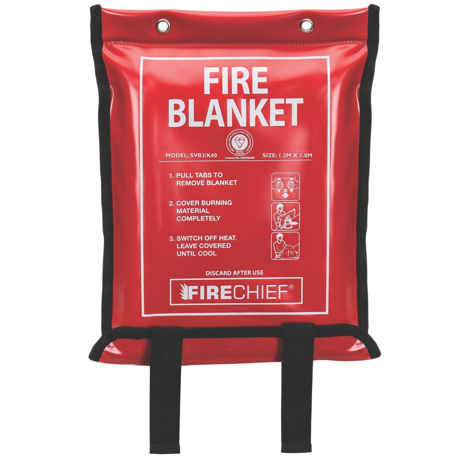 Firechief Fire Blanket with Soft Case 1.8m x 1.2m (720FX)