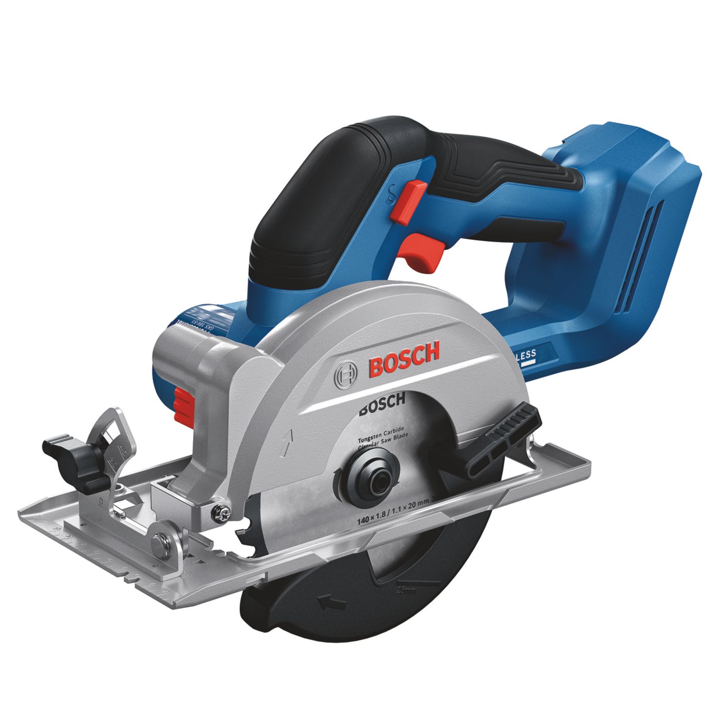 Bosch 140mm 18V Li-Ion AMPShare Brushless Cordless Circular Saw - Bare (721CY)