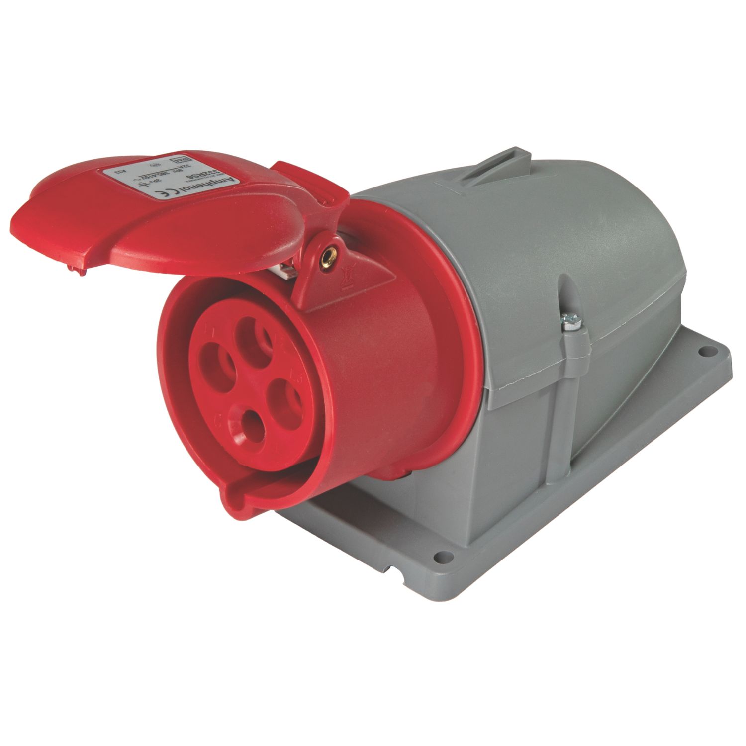 Amphenol 32A 3P+E Socket 415V (7239F)