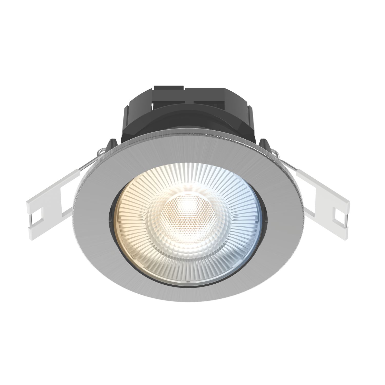 Calex SMD 220-240V 2700-6500K Adjustable Tilting Head LED Smart Downlight With Variable White Light Steel 4.9W 345lm (723RT)