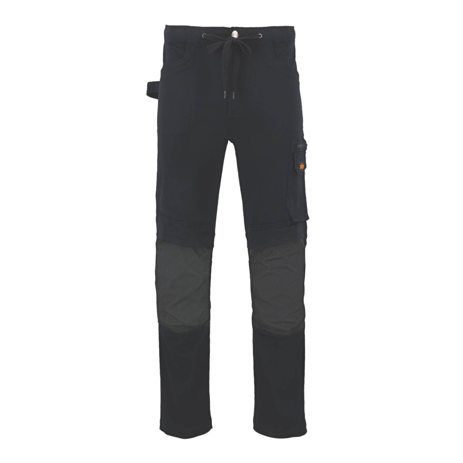 Site Dunnell Stretch Multi-Pocket Trousers Black 34" W 32" L (723VJ)