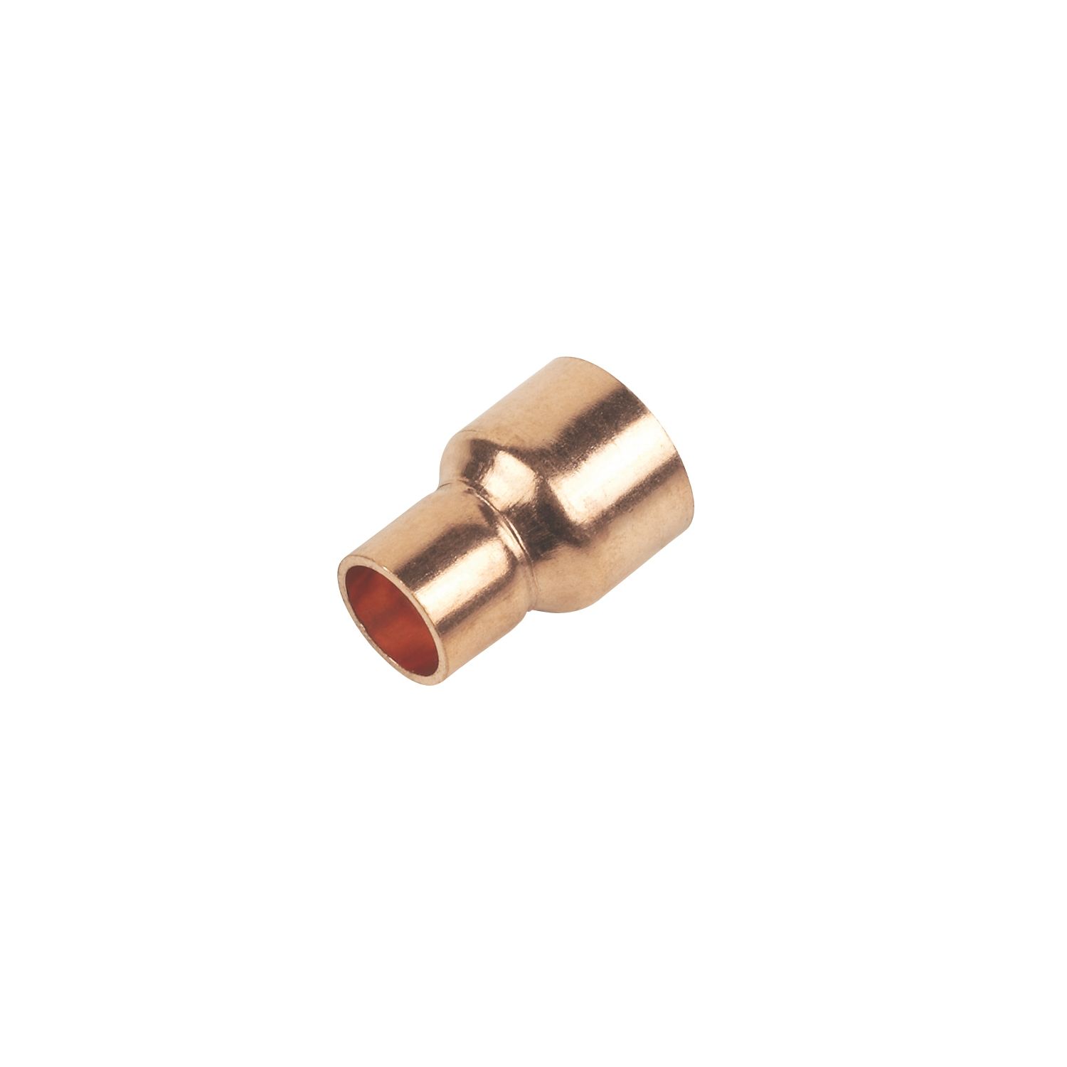Flomasta Copper End Feed Reducing Couplers 15mm x 10mm 10 Pack (72495)