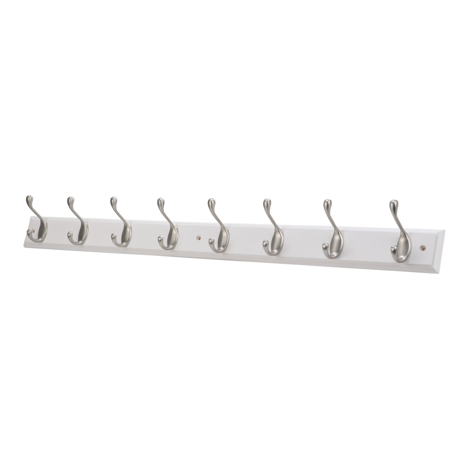 Essentials 8-Hook Rail White 910mm x 95mm (724TE)