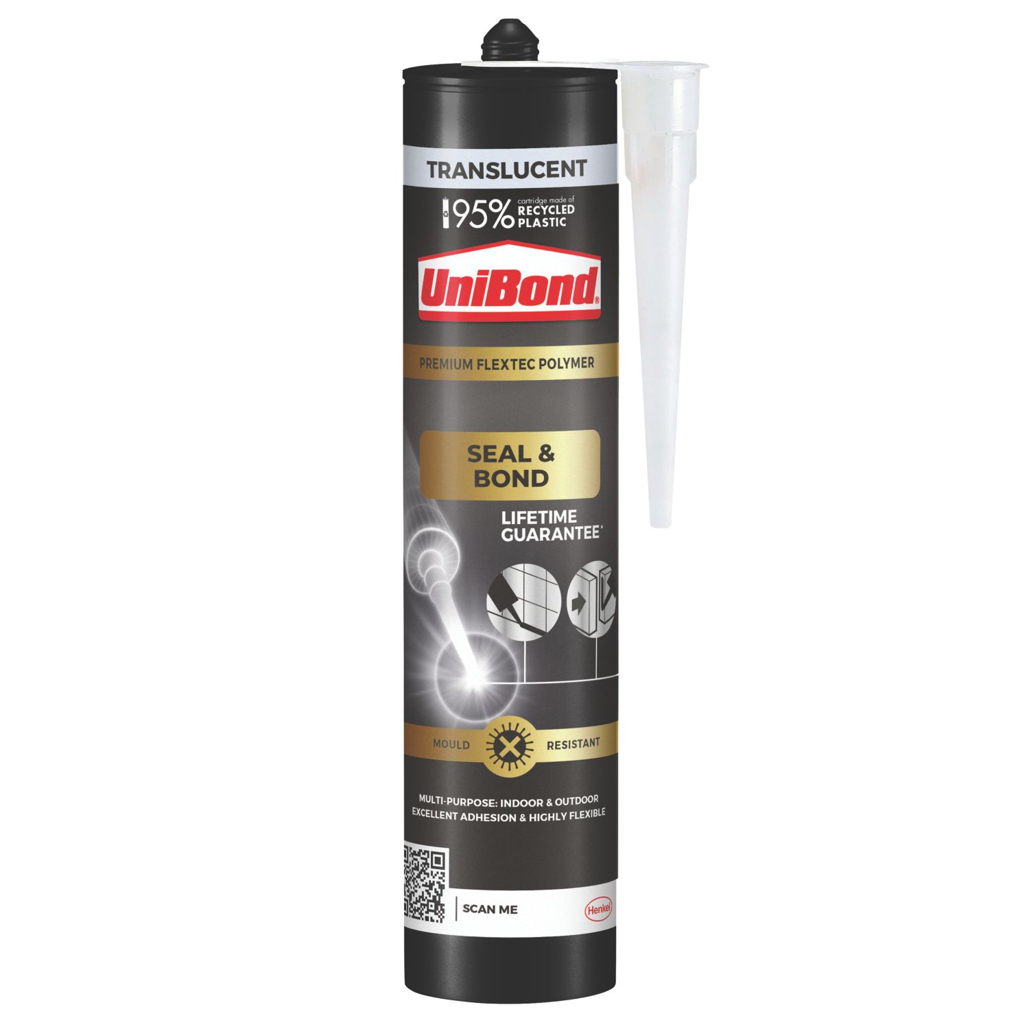 Unibond Seal & Bond Sealant Translucent 291g (725CW)