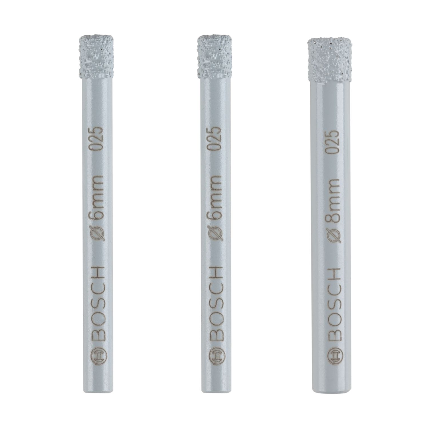 Bosch Expert Ceramic Diamond Dry Drill Bits 3 Piece Set (725FW)