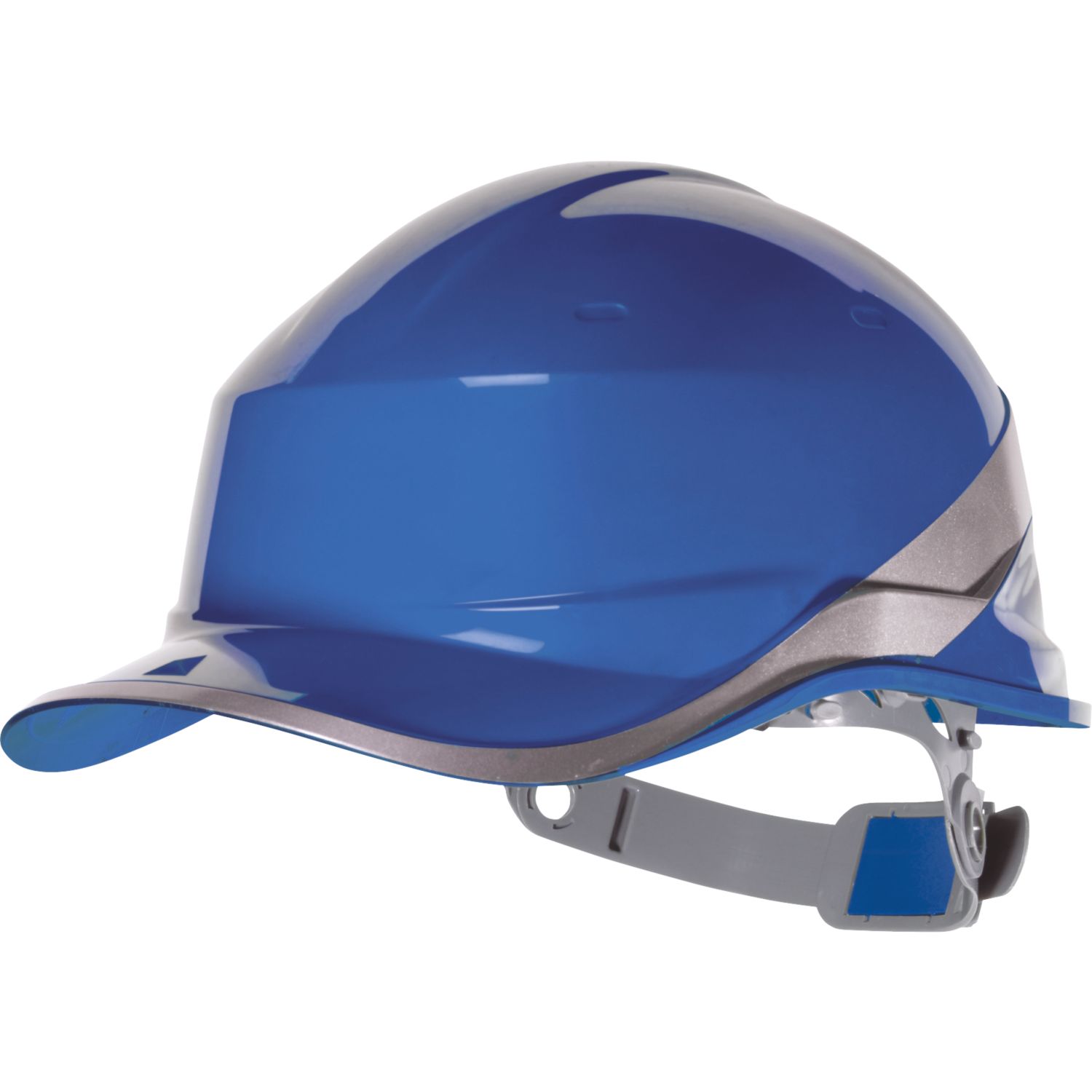Delta Plus Diamond V Premium Push-Button Safety Helmet Blue (7268R)