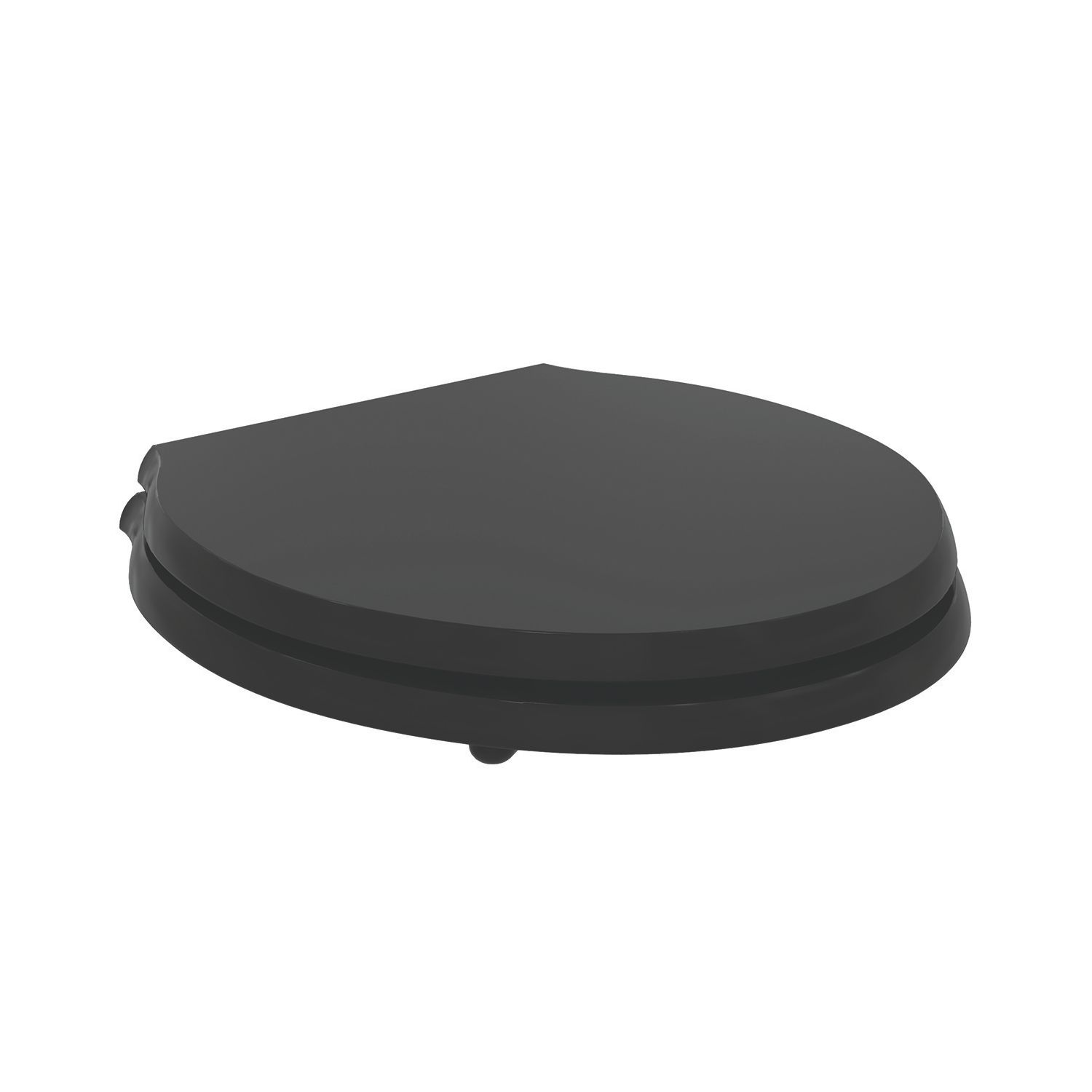 Ideal Standard Waverley Toilet Seat Solid Wood Black (727KN)