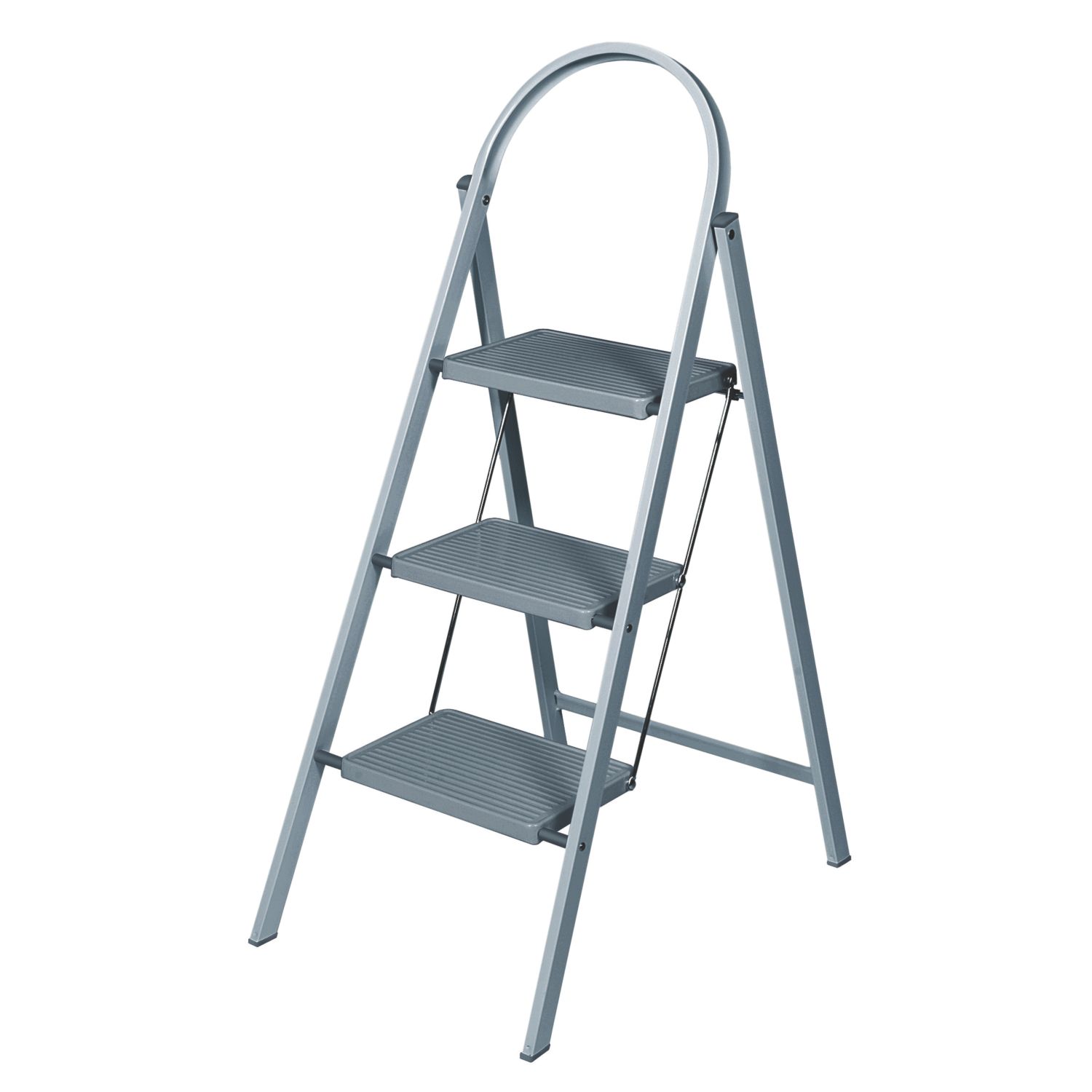 Werner Steel 3 Step 680mm Folding Step Stool With Platform (727PG)