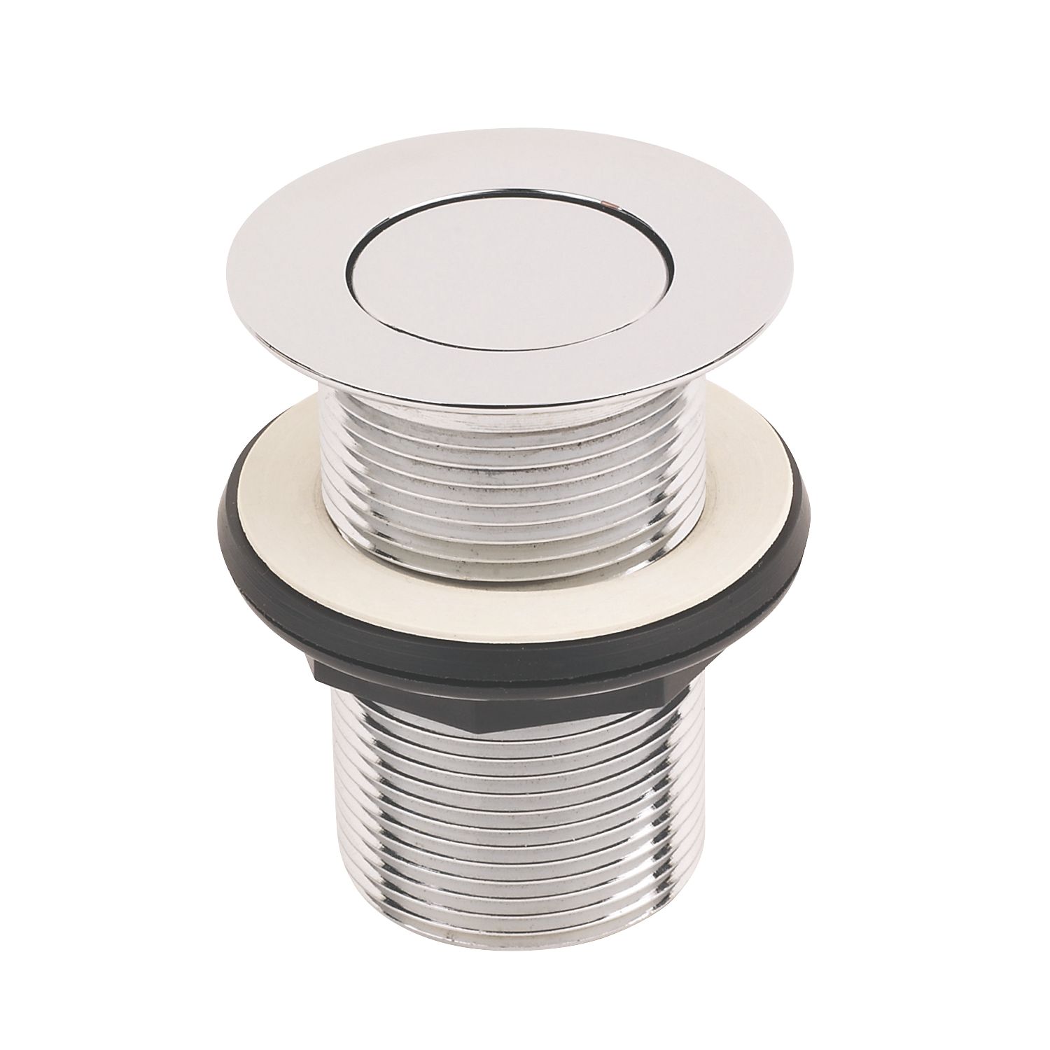 Unslotted Captive Swivel Basin Waste Chrome Effect 32mm (72806)