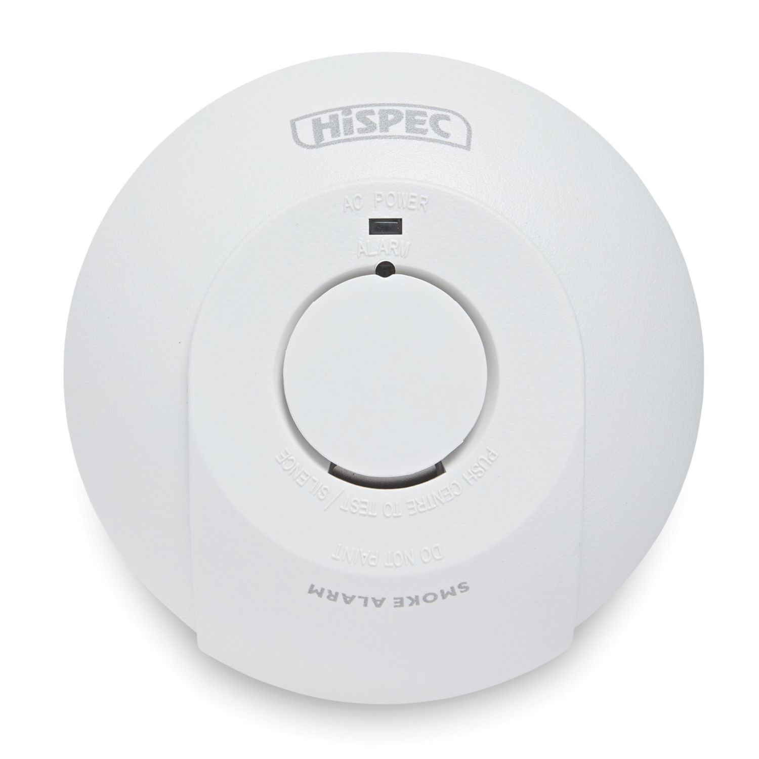 Hispec HSSA/PE/RF10-PRO Mains Interlinked Mains Powered Fast Fix Interlinked Smoke Alarm With Radio Frequency 10 Year Sealed Lithium Battery (728AM)