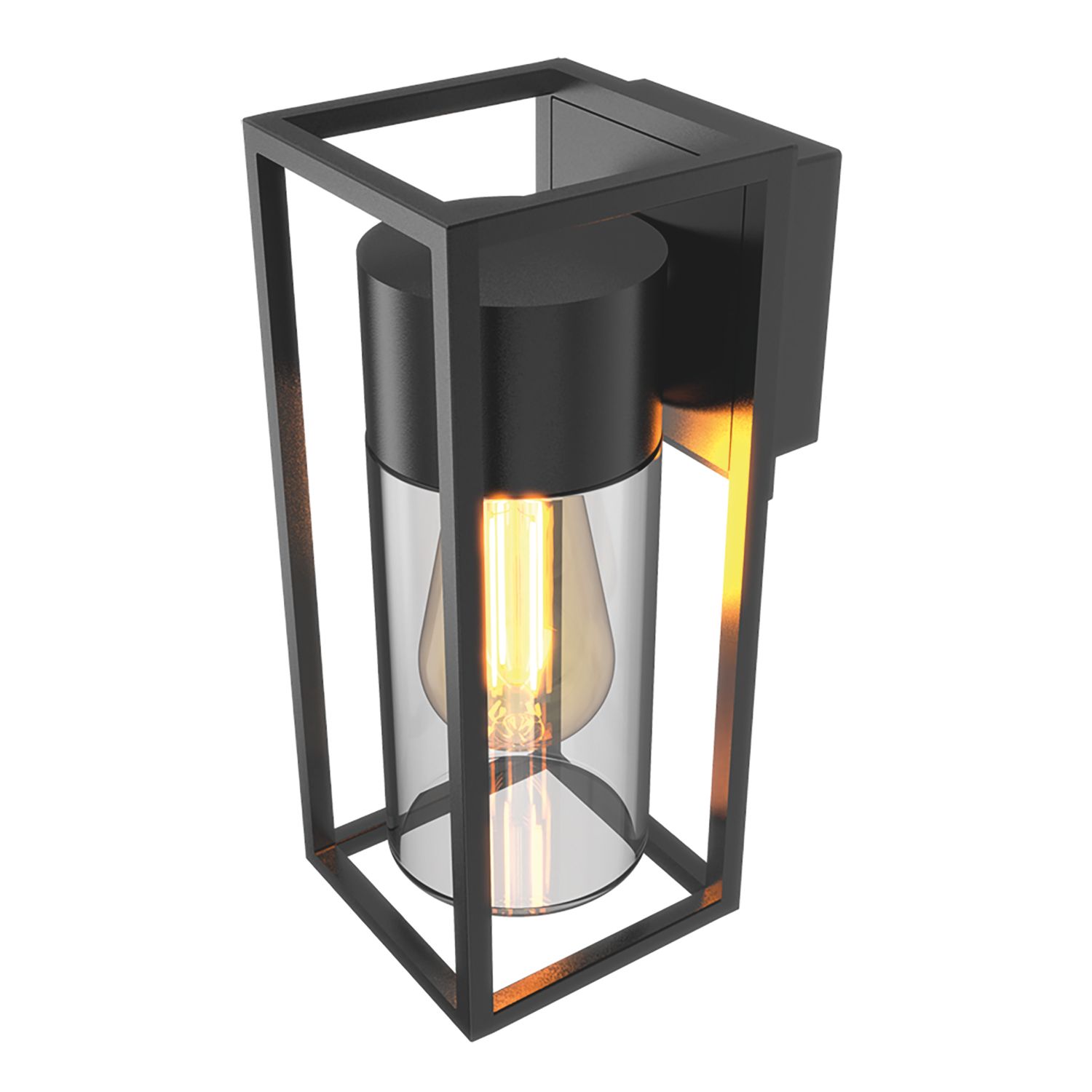 Calex Genoa Outdoor Wall Light Black (729CX)