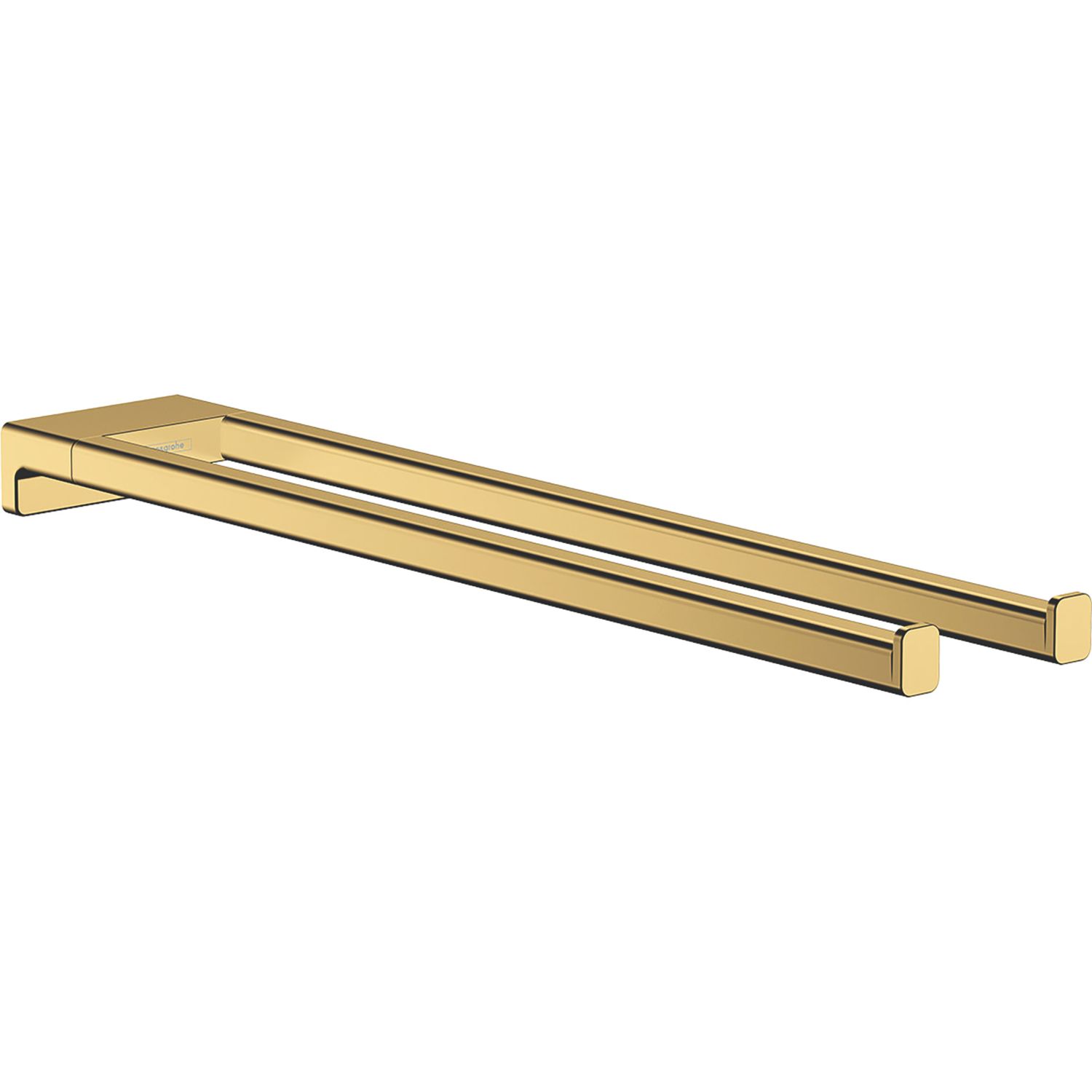 Hansgrohe AddStoris Twin-Handle Towel Holder Polished Gold Optic 80mm x 445mm x 32mm (729VG)