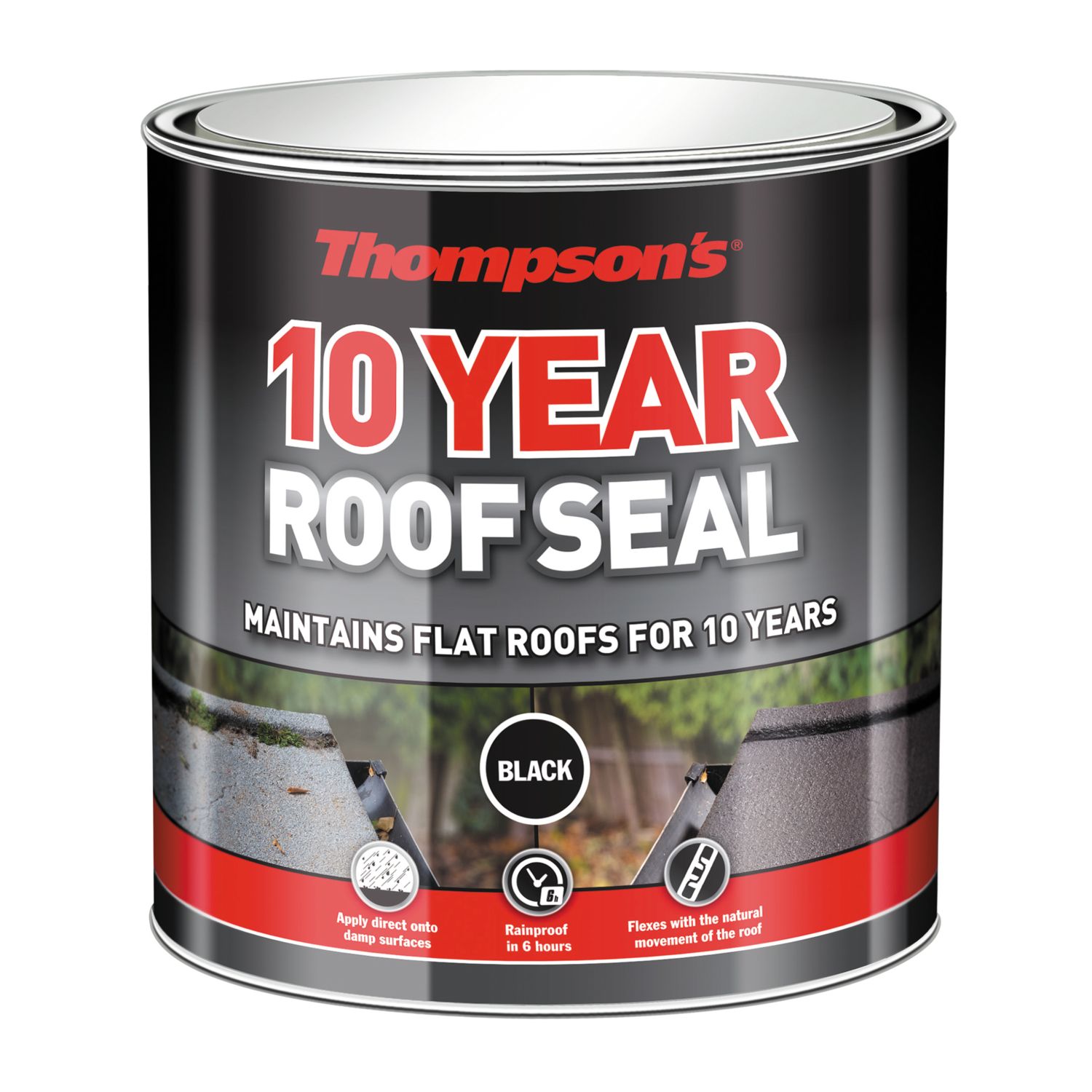 Thompsons 10 Year Roof Seal Black 4Ltr (73091)