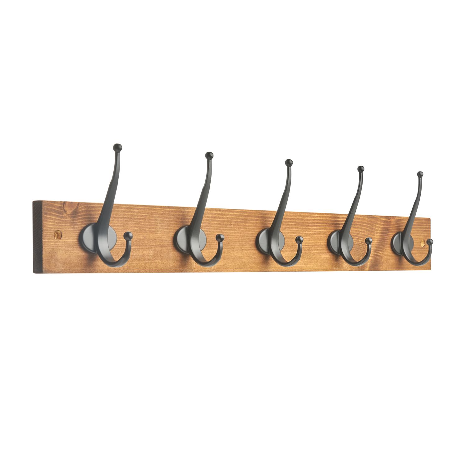 Hardware Solutions 5-Hook Rail Antique 685mm x 70mm (730KK)