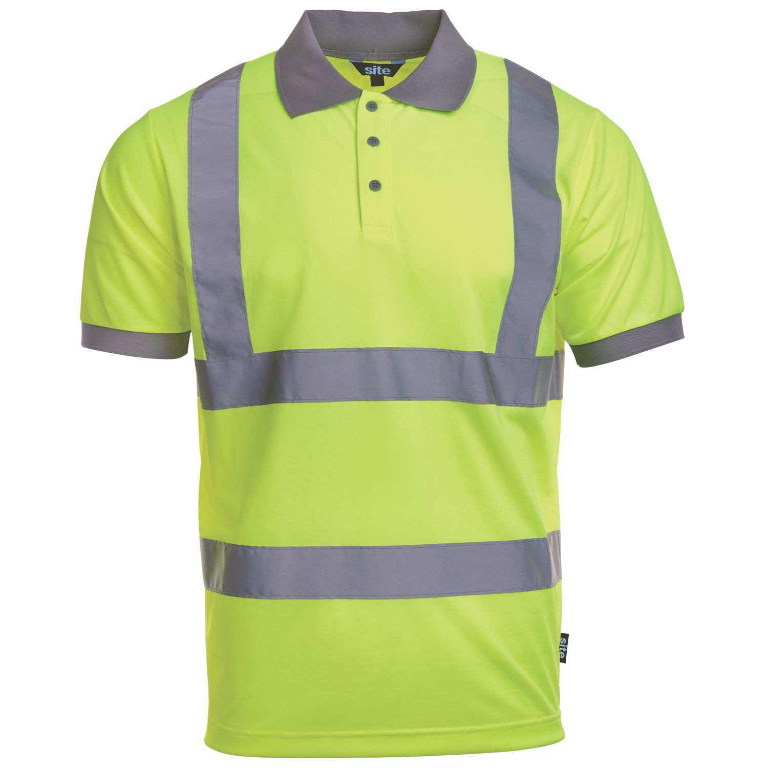 Site Hi-Vis Polo Shirt Yellow Large 44.5" Chest (730KY)