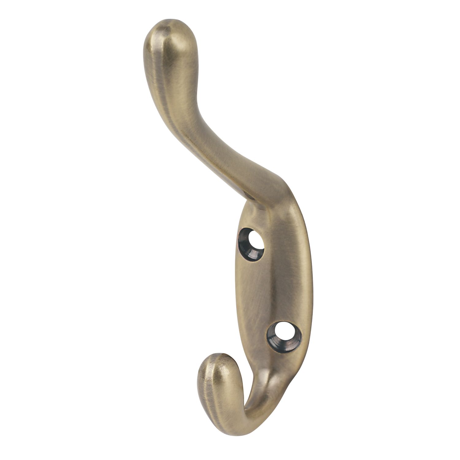 Smith & Locke Hat & Coat Hook Antique Brass 97mm (7319P)