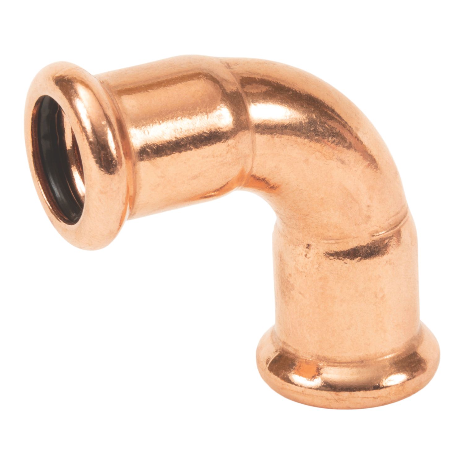 Flomasta Copper Press-Fit Equal 90° M-Profile Elbows 15mm 10 Pack (731AK)