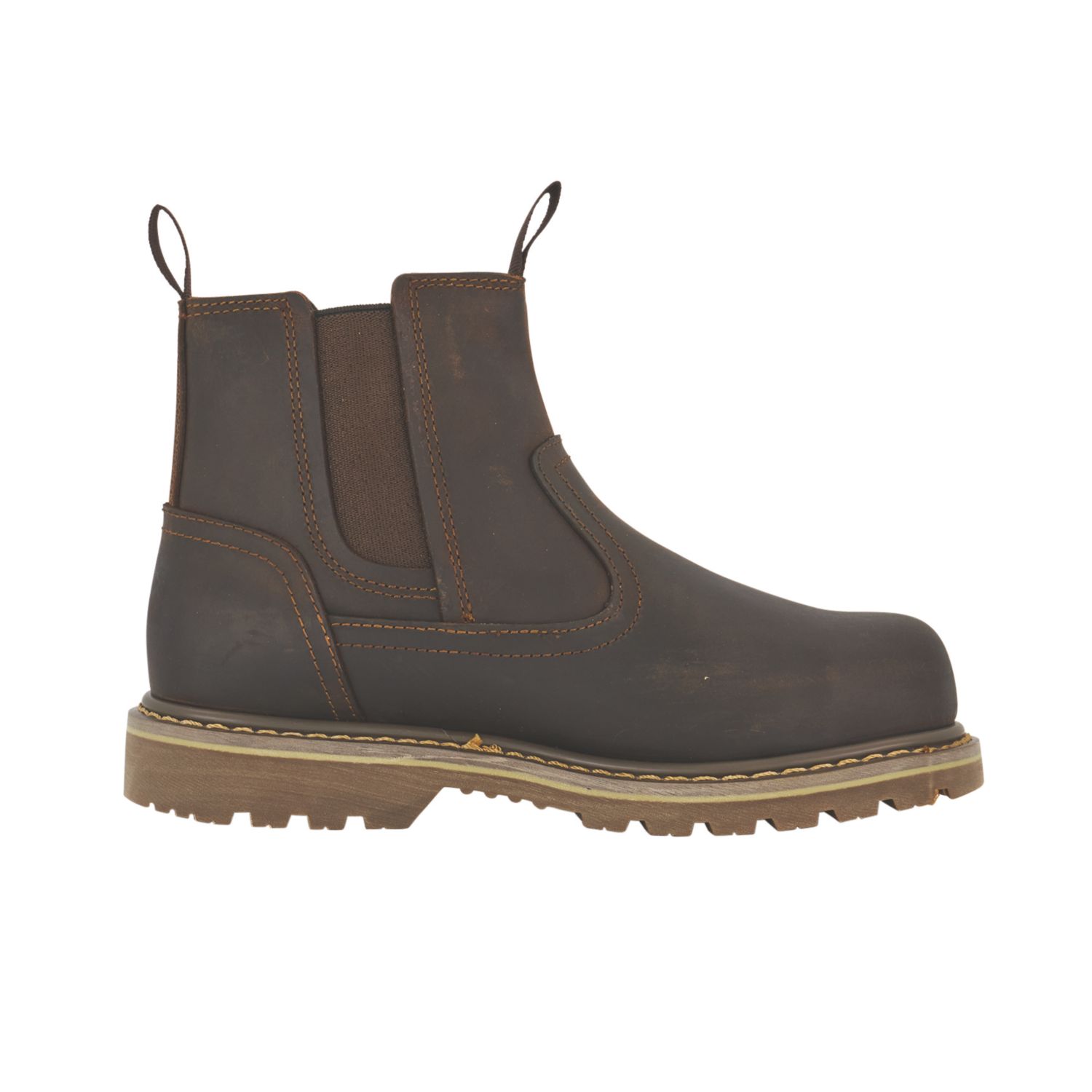 Site Mudguard Size 3 Womens Brown Steel Toe Cap Safety Dealer Boots (732HE)