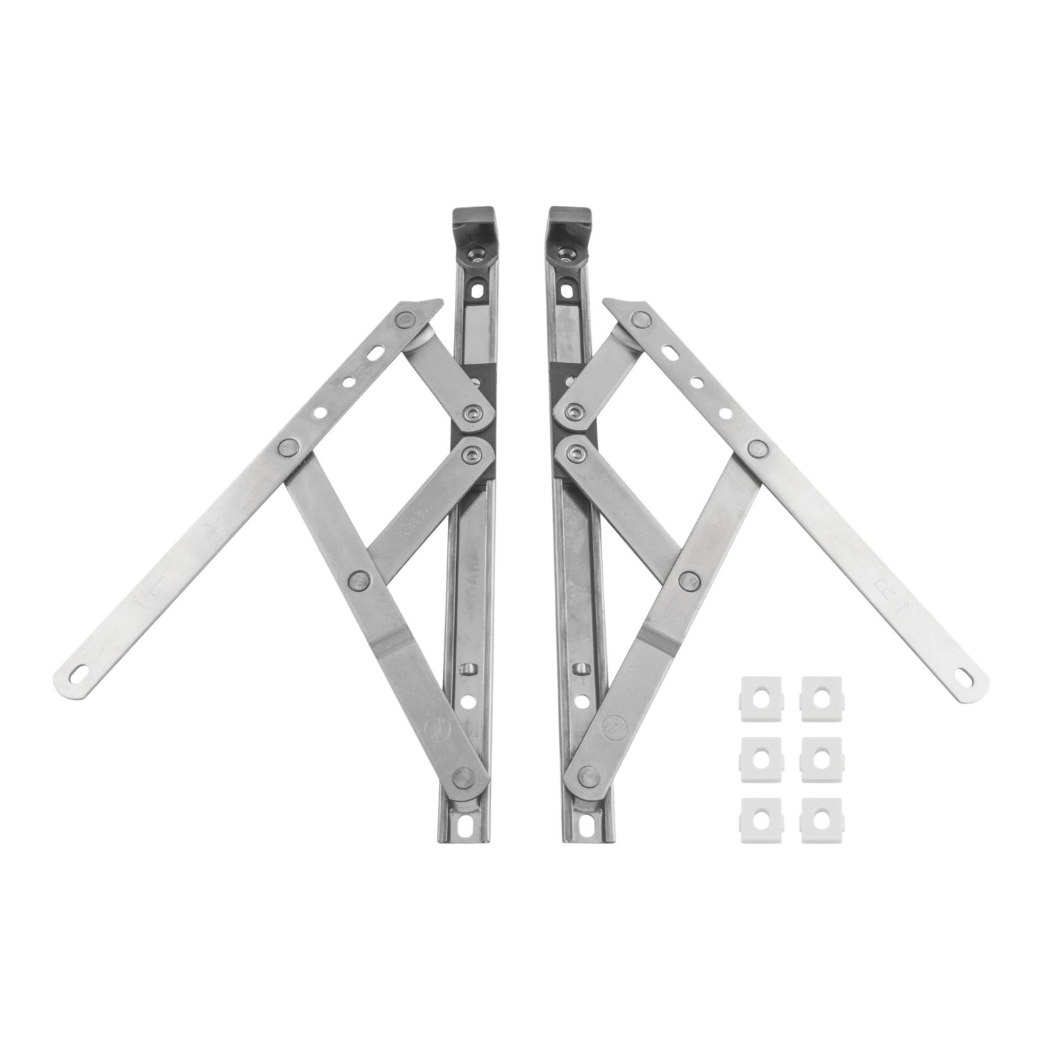 Smith & Locke Friction Stay Window Hinges Top-Hung 250mm 2 Pack (732YX)