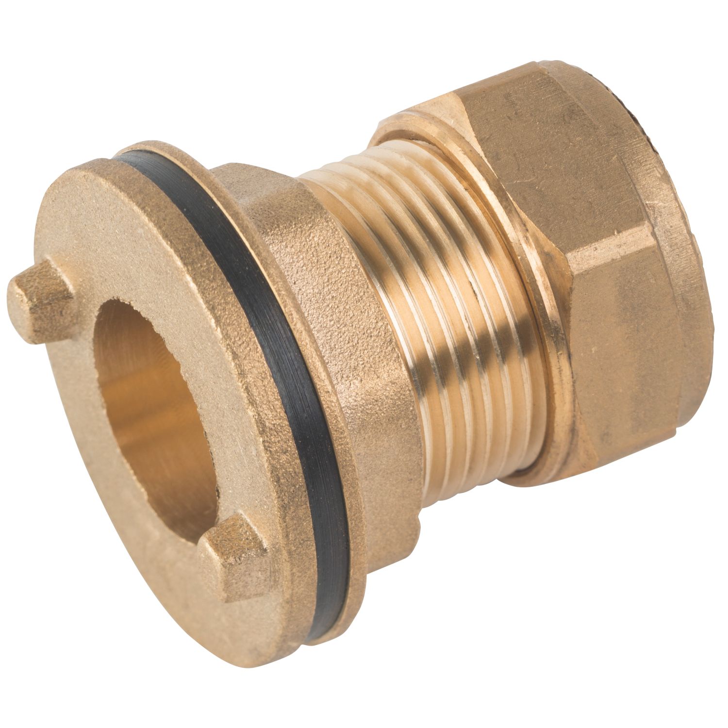 Midbrass Brass Compression Tank Connector 1" (733HP)