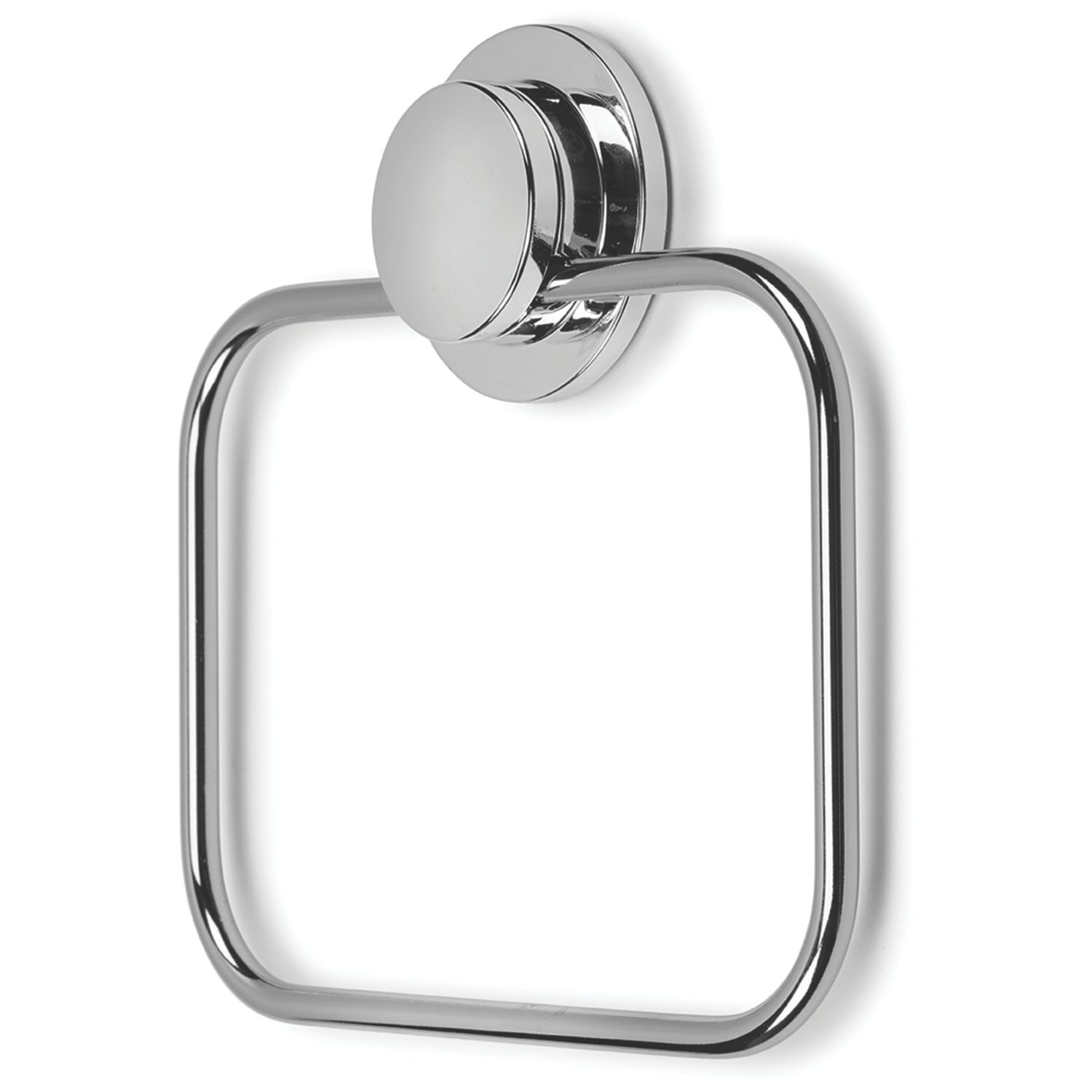 Croydex Stick 'N' Lock Towel Ring Chrome (733JJ)