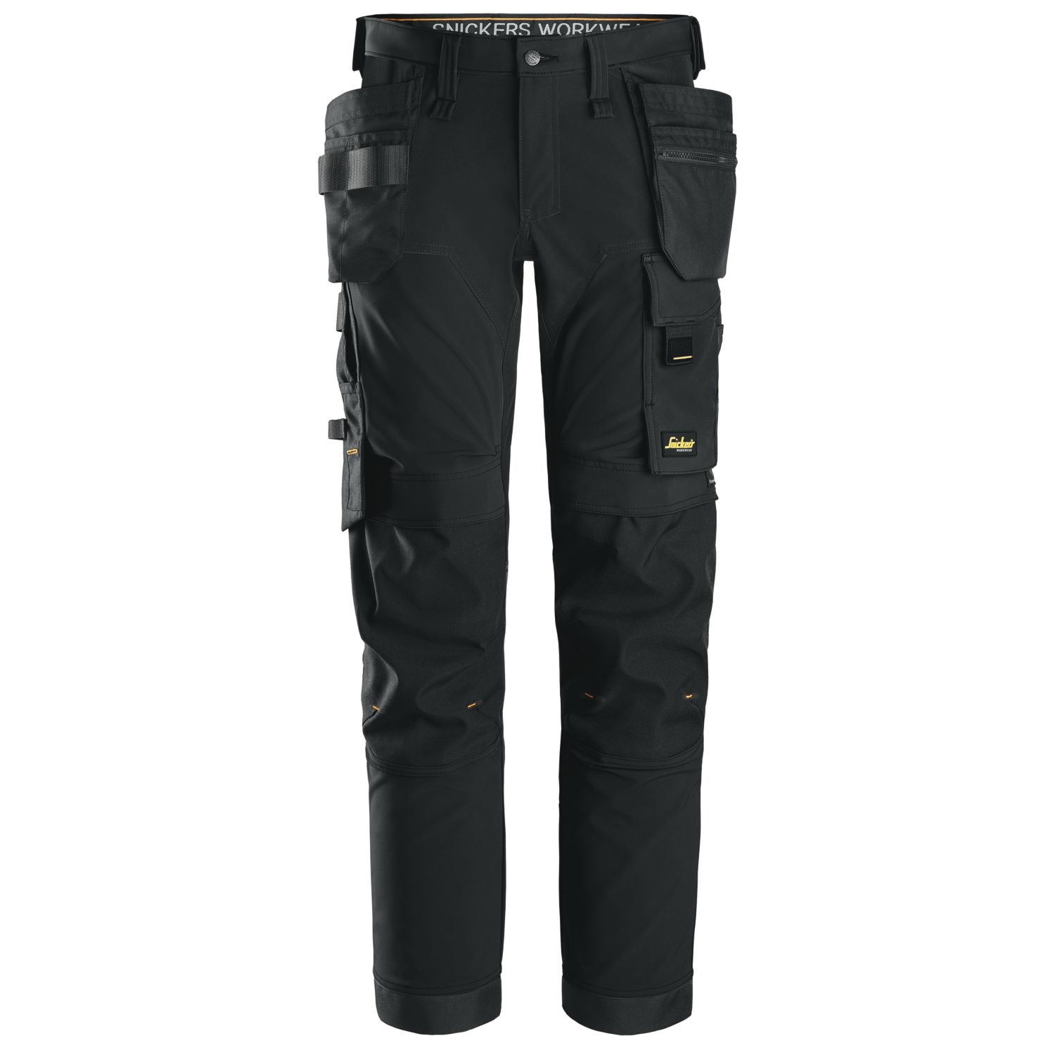 Snickers 6275 Shell Stretch Trousers Black 31" W 32" L (733TV)