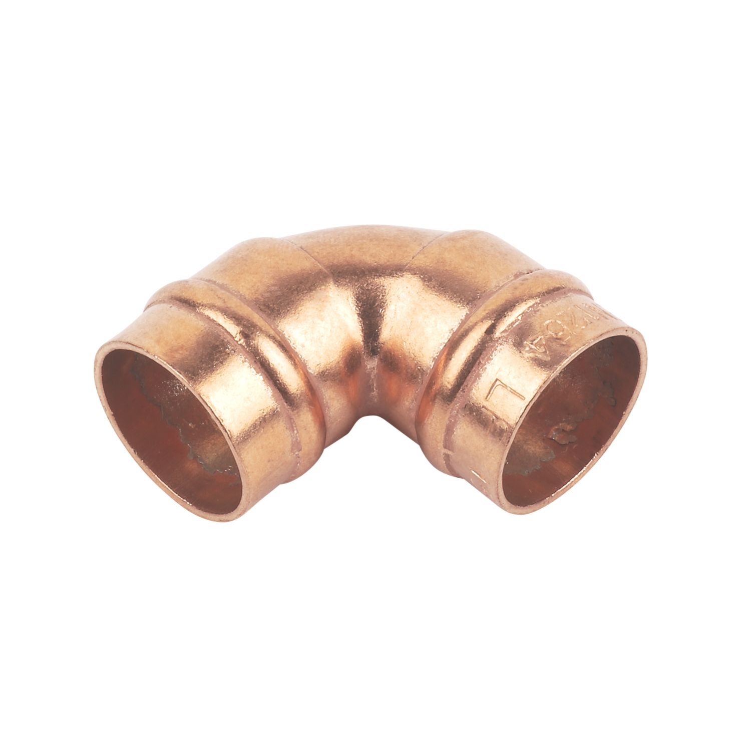 Flomasta Copper Solder Ring Equal 90° Elbows 15mm 10 Pack (73435)