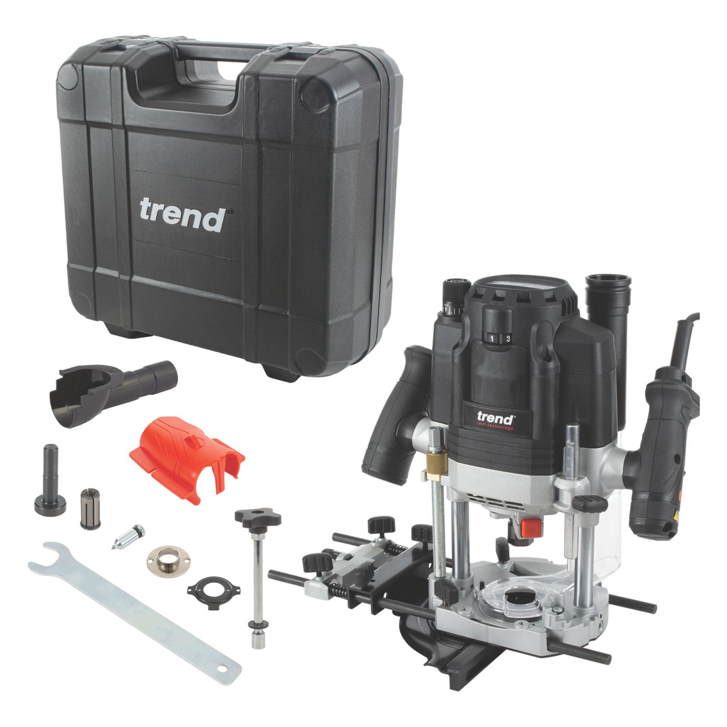 Trend T8EK 2200W 1/2" Electric Table Compatible Precision Plunge Router 240V (734KN)