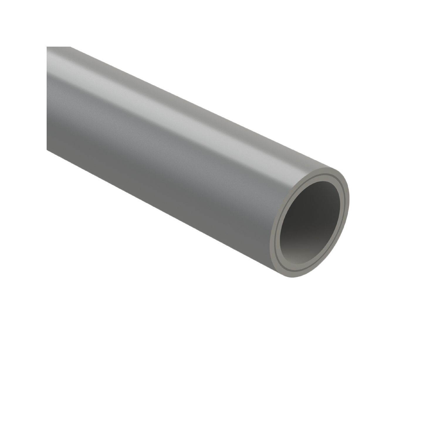PolyPlumb Enhanced Push-Fit PB Pipe 15mm x 3m Grey (734PY)