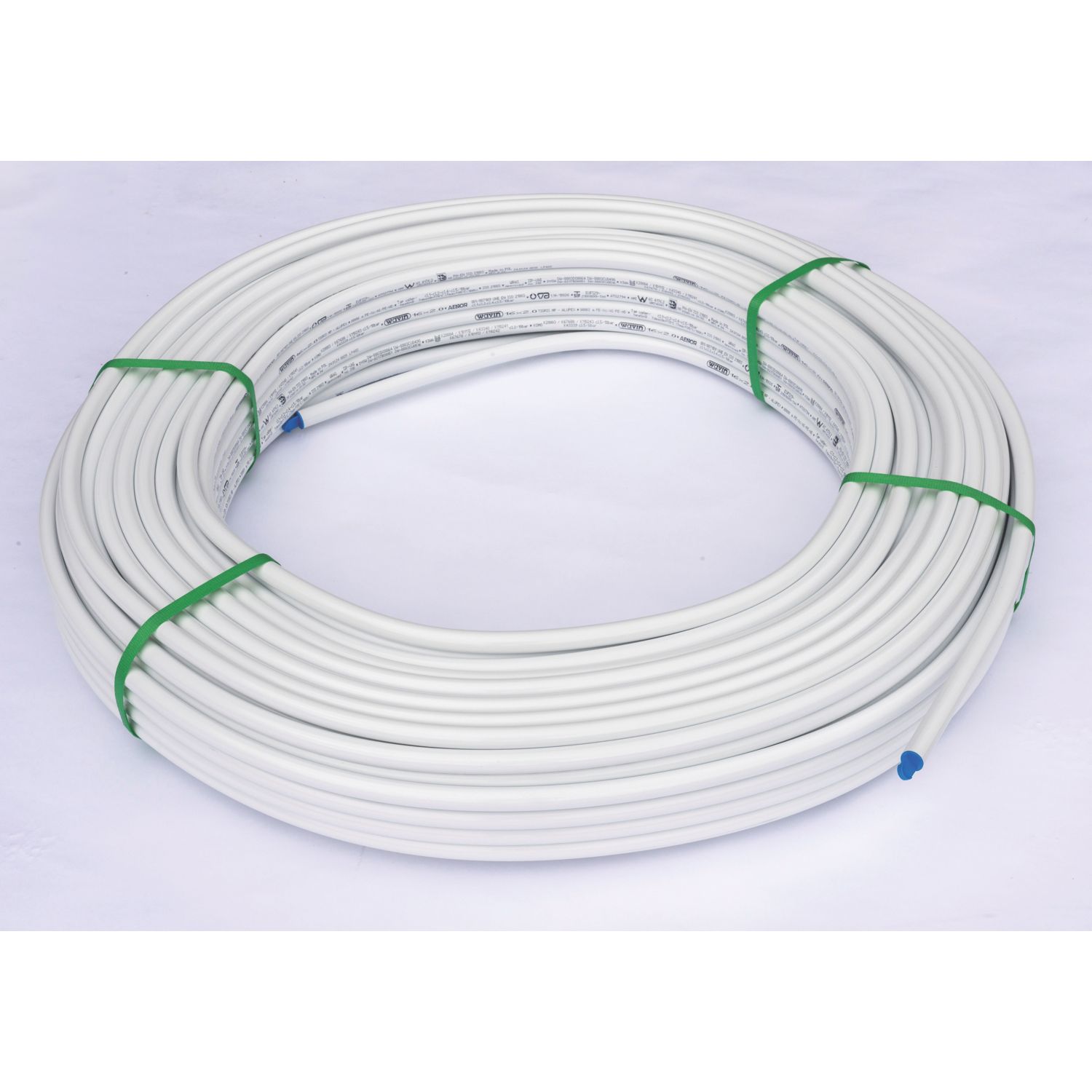Wavin Tigris Press-Fit MLCP Pipe 16mm x 100m White (734RM)