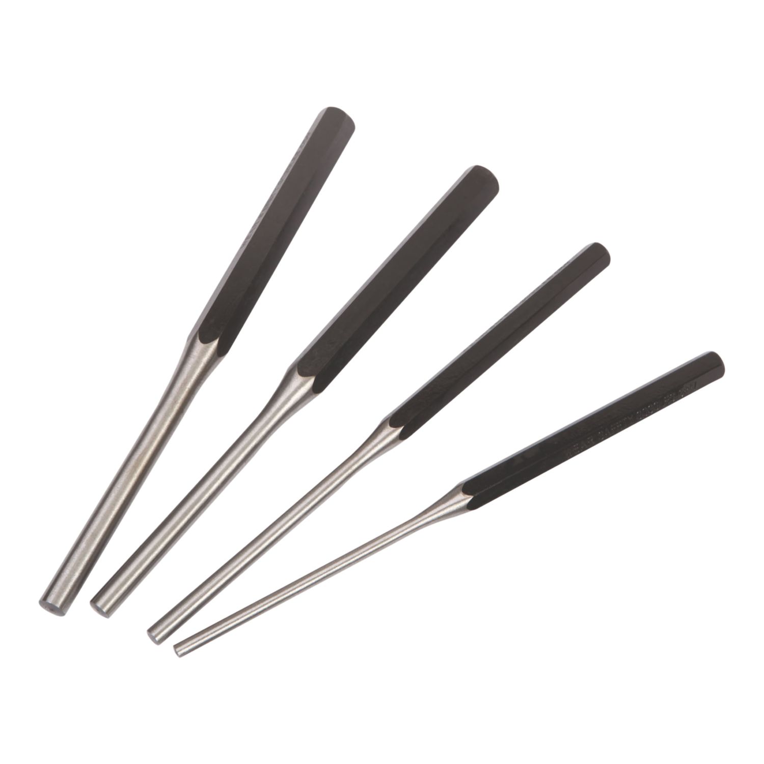 Forge Steel Parallel Pin Punch Set 4 Pieces (734YC)