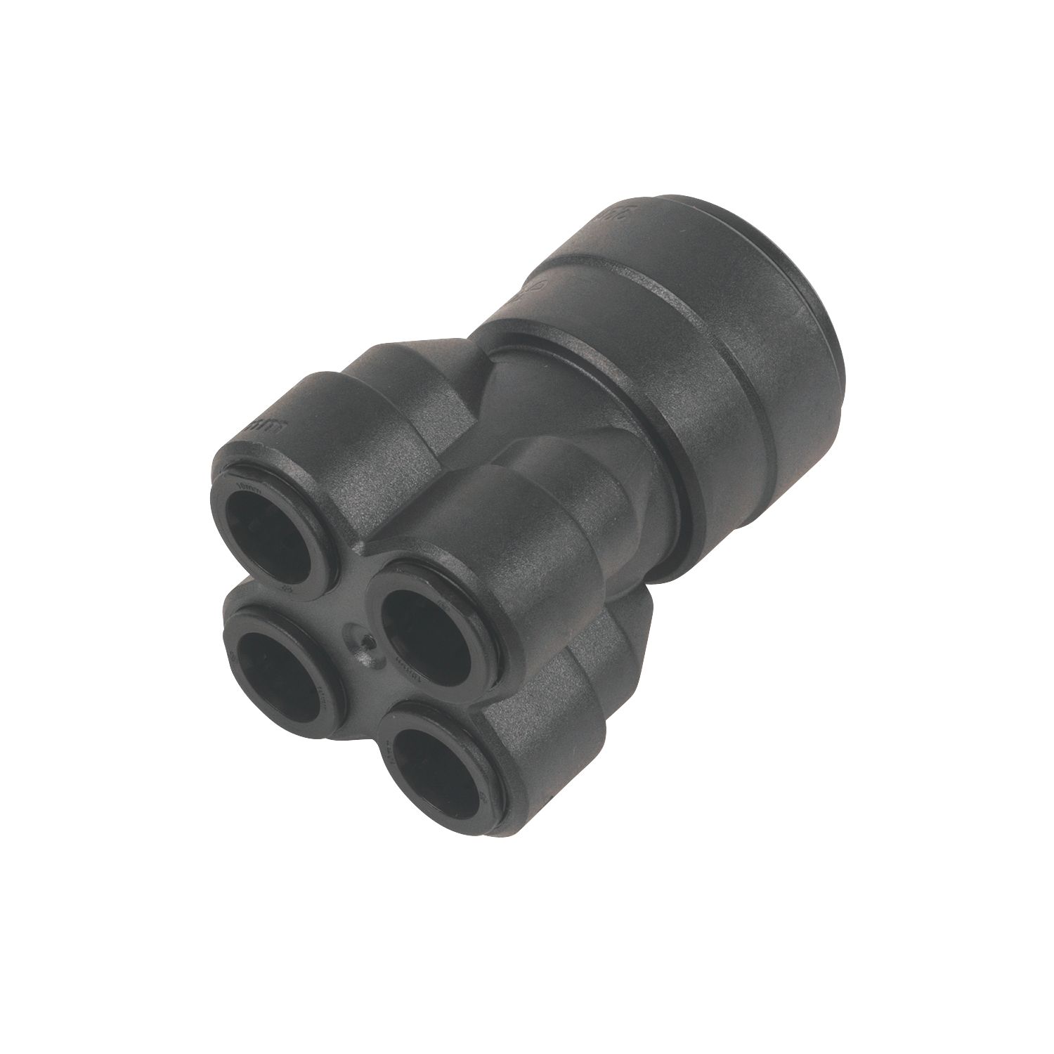 JG Speedfit Plastic Push-Fit Reducing 4 Port Manifold 22mm x 10mm (73609)