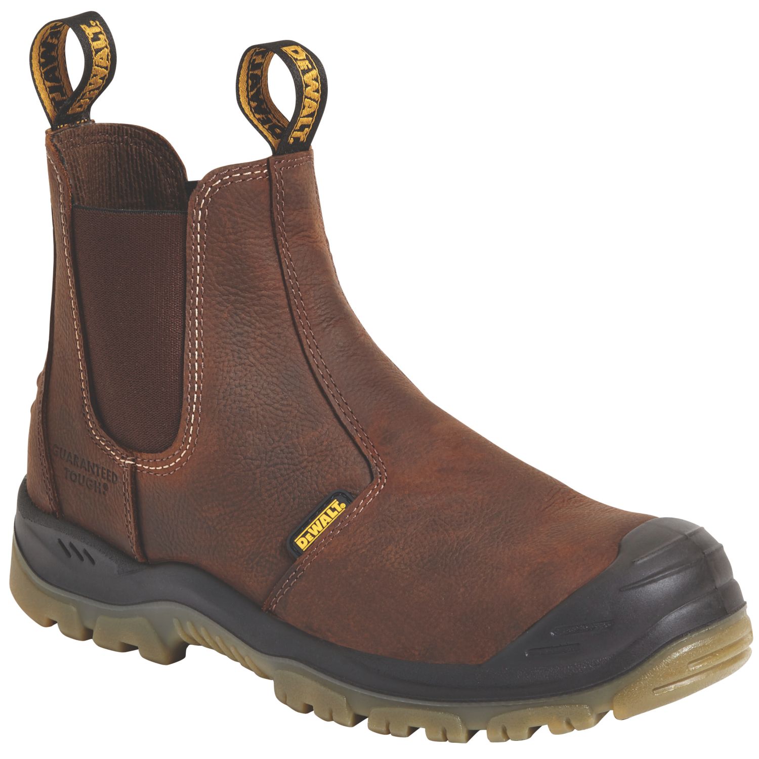 DEWALT Nitrogen Size 8 Brown Water-Resistant Steel Toe Cap Safety Dealer Boots (7382V)