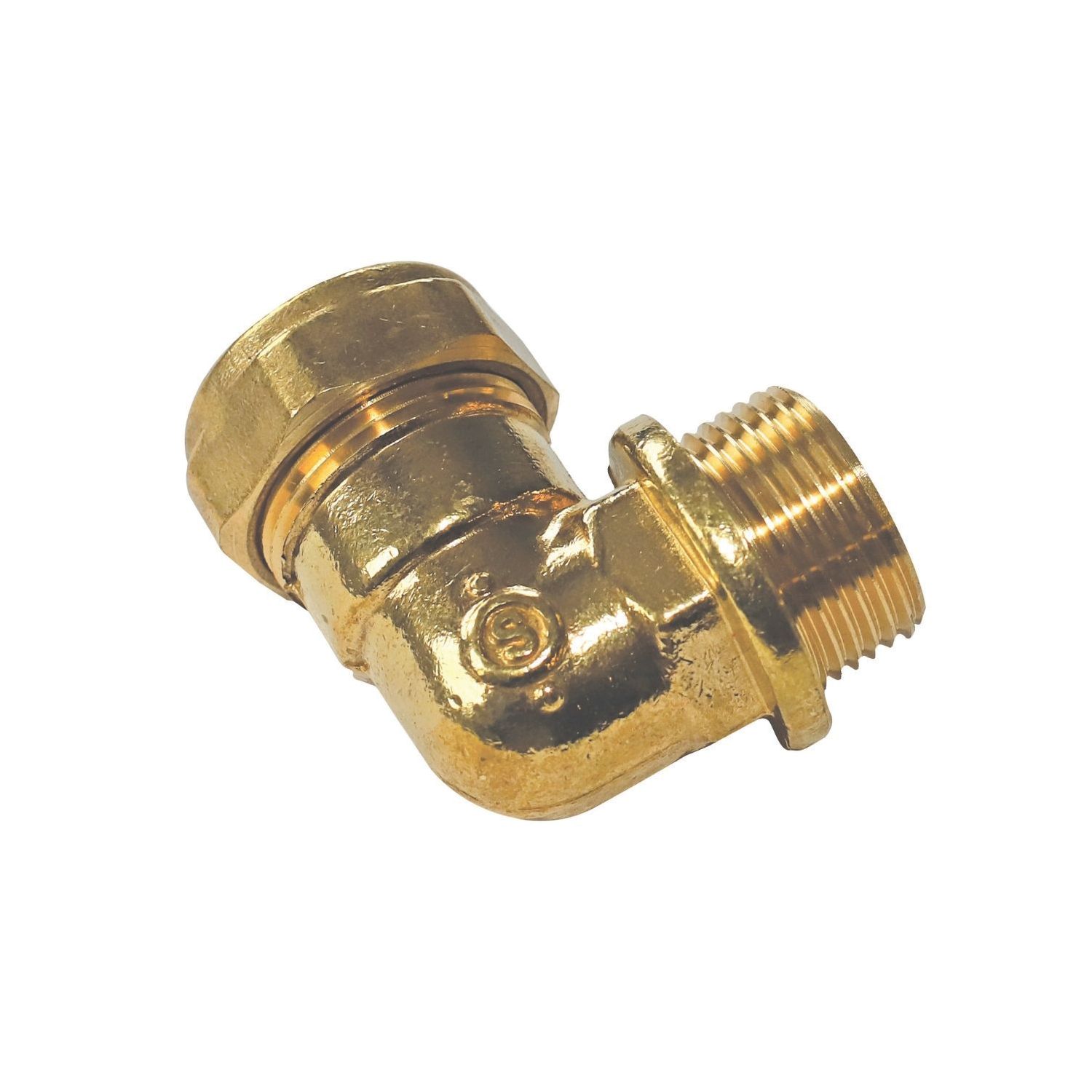 Instantor Brass Compression Adapting 90° Male Elbow 1/2" x 1/2" (739CL)