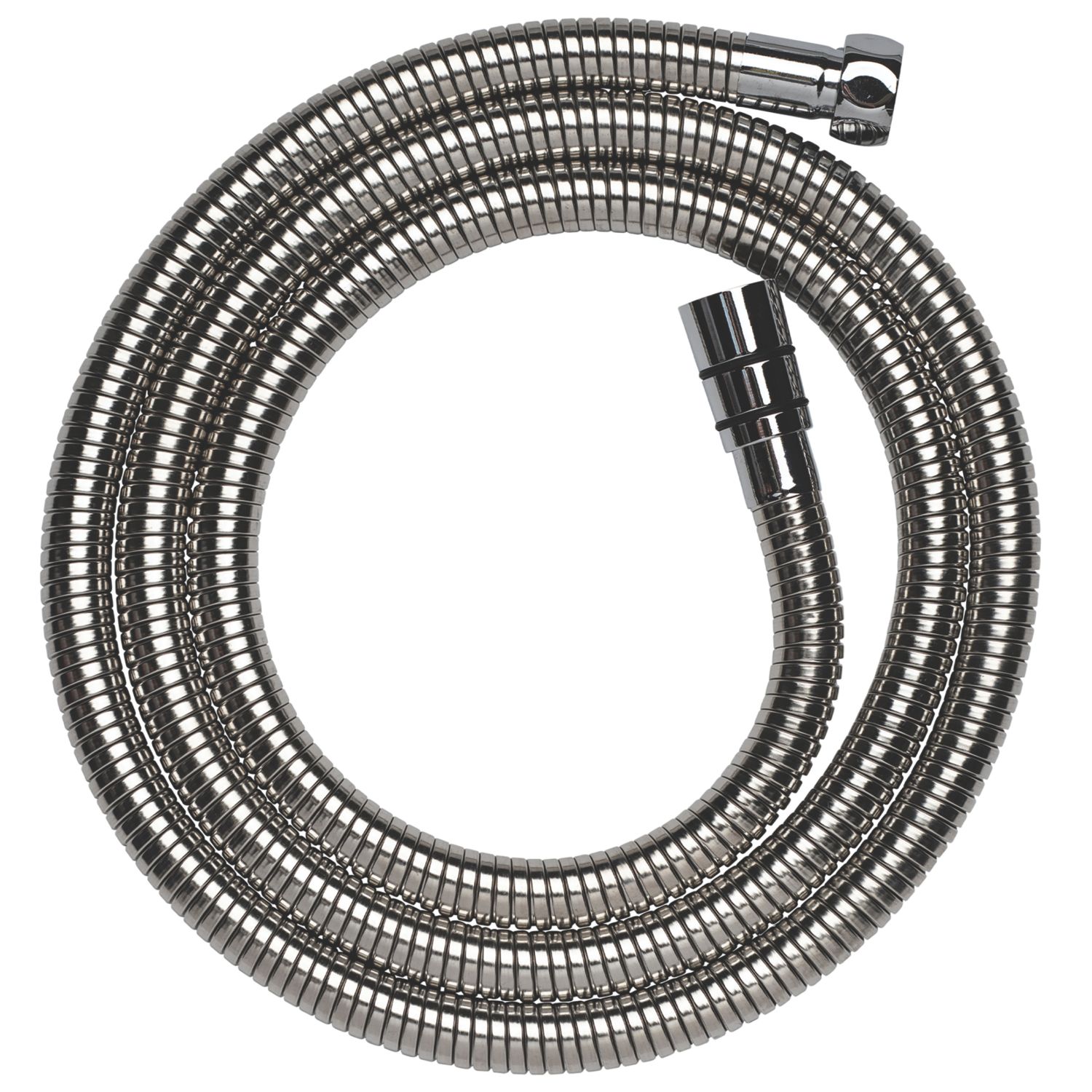 Croydex Stretch Reinforced Shower Hose Chrome 10mm x 1.5 - 2m (741TJ)
