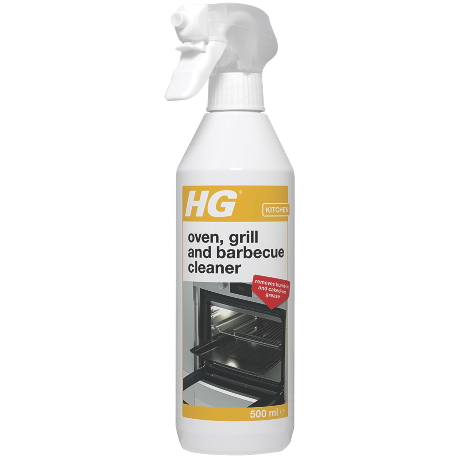 HG Kitchen Oven, Grill & BBQ Cleaner 500ml (74229)