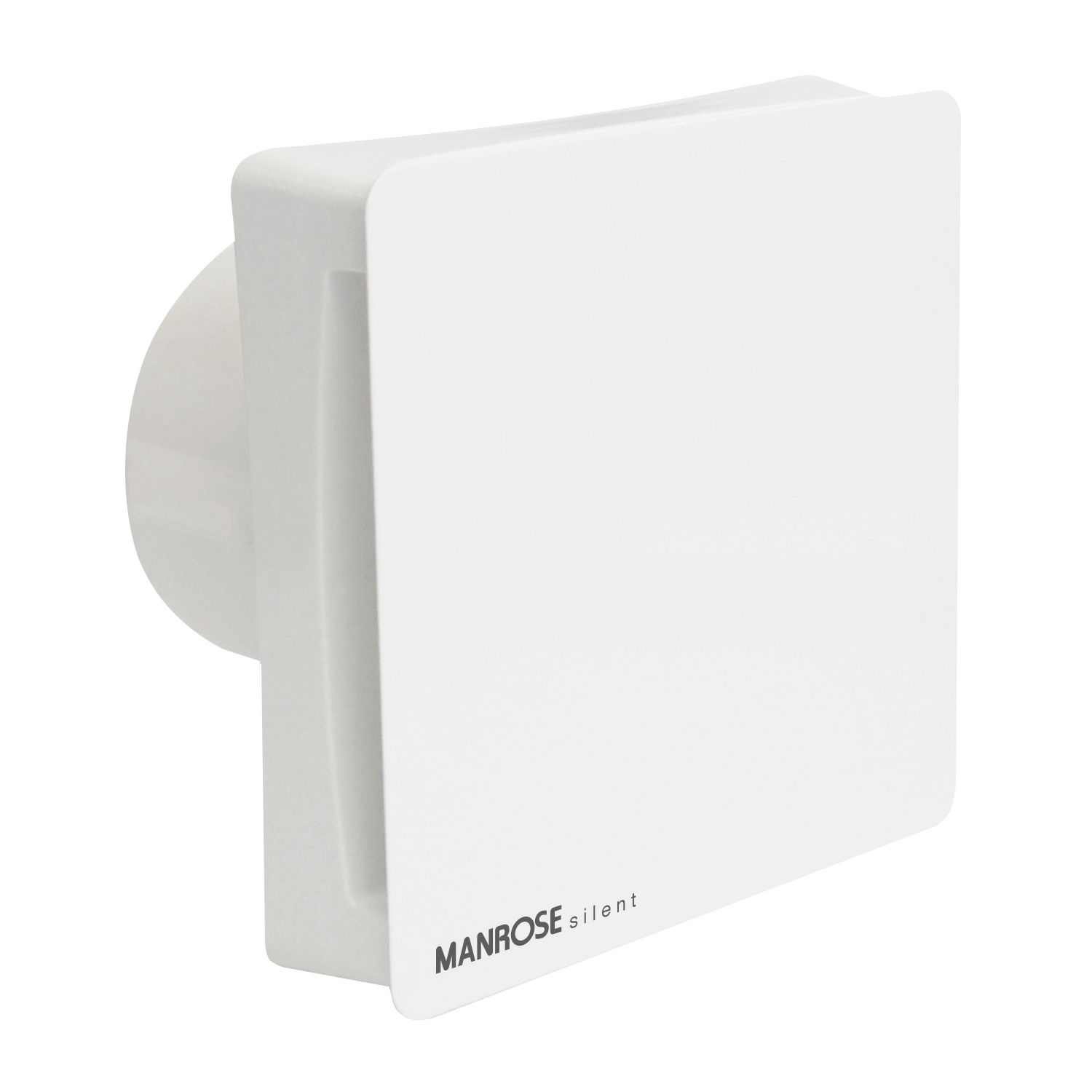 Manrose CSF100H 100mm (4") Axial Bathroom Extractor Fan with Humidistat & Timer White 240V (743GY)