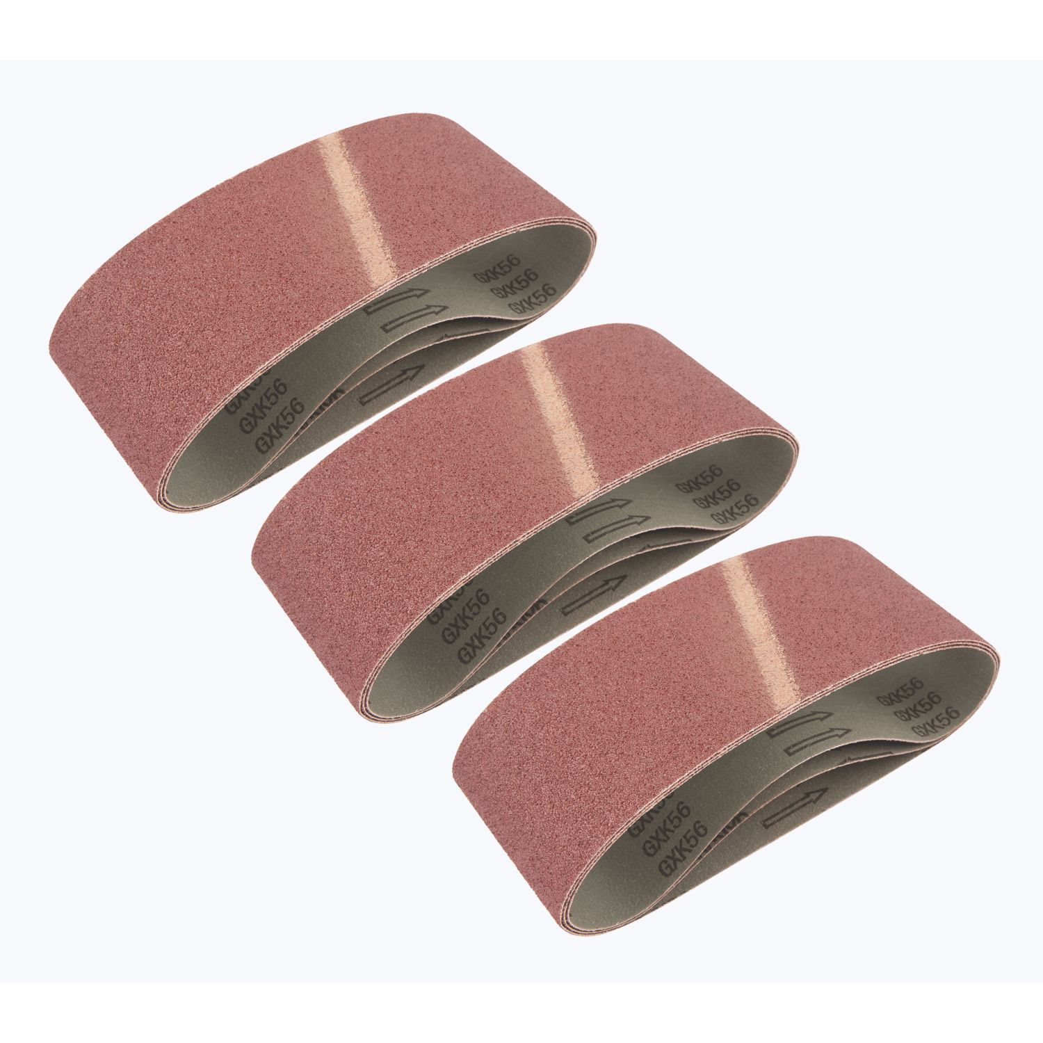 Titan 60 Grit Multi-Material Sanding Belts 457mm x 75mm 3 Pack (743PT)