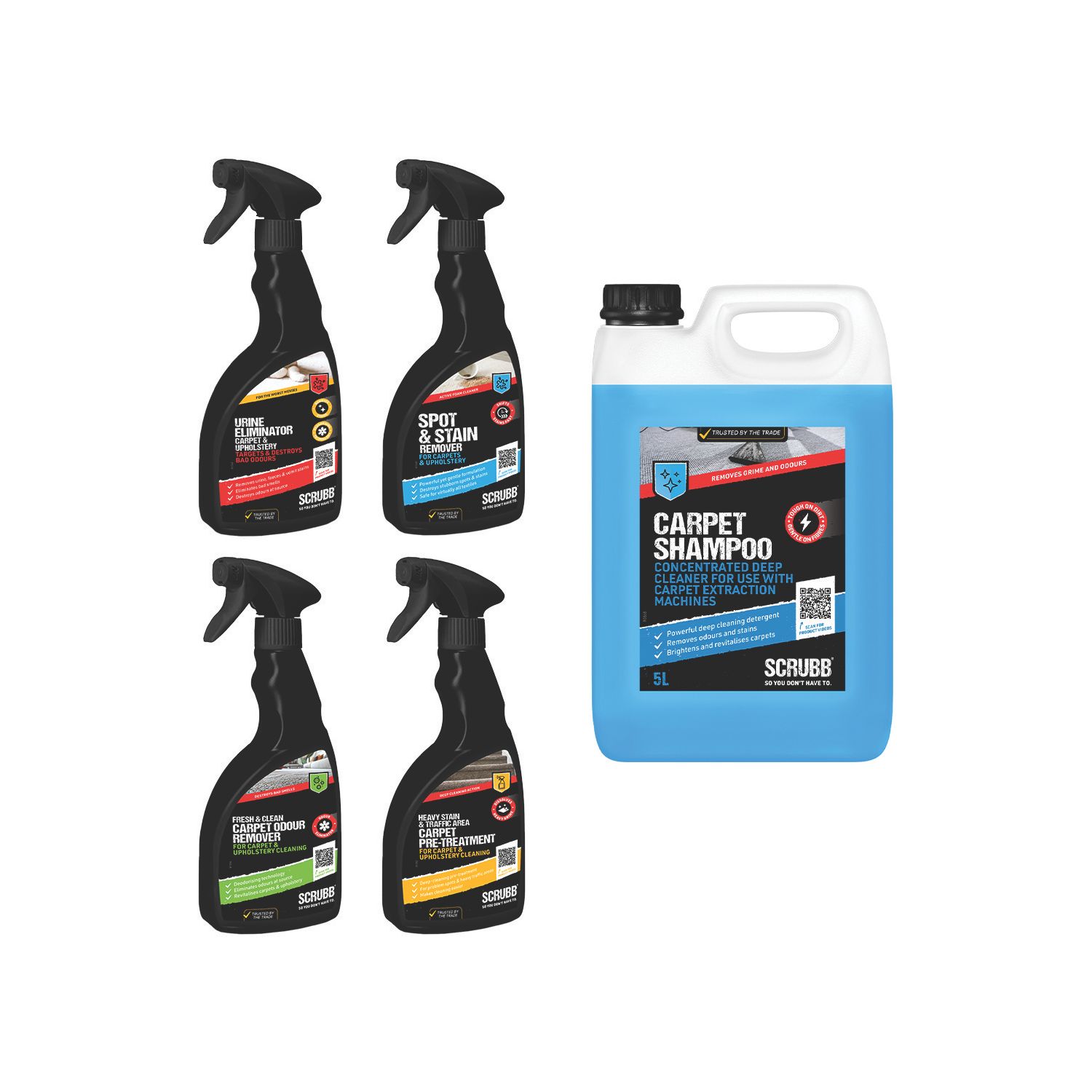 Scrubb Ultimate Pro Carpet Deep Cleaning Kit (744EH)