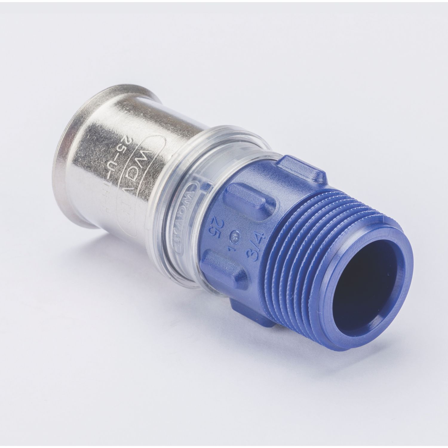 Wavin Tigris Multi-Layer Composite Press-Fit Adapting Male Couplers 0.75" x 25mm 10 Pack (744RM)