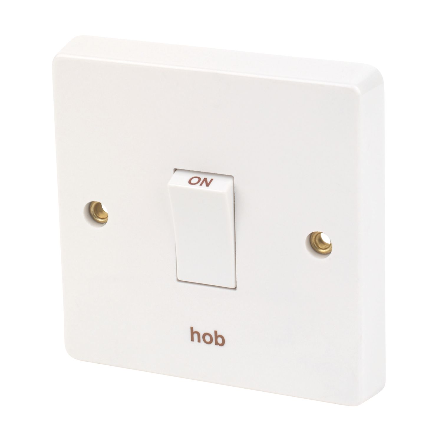 Crabtree Capital 20A 1-Gang DP Hob Switch White (7483J)