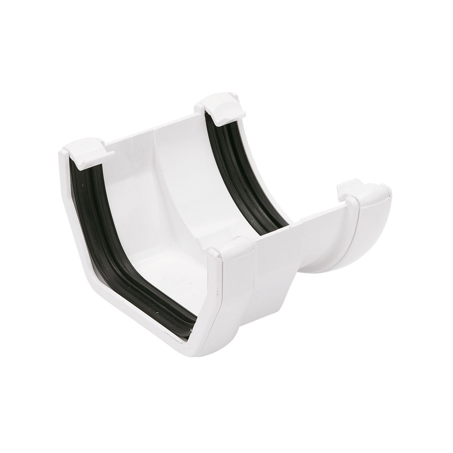 FloPlast Square to Round Gutter Adaptor White 112-114mm (74881)