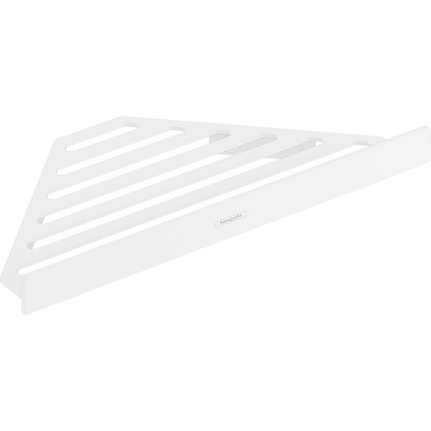Hansgrohe AddStoris 1-Tier Corner Basket Matt White (748VG)