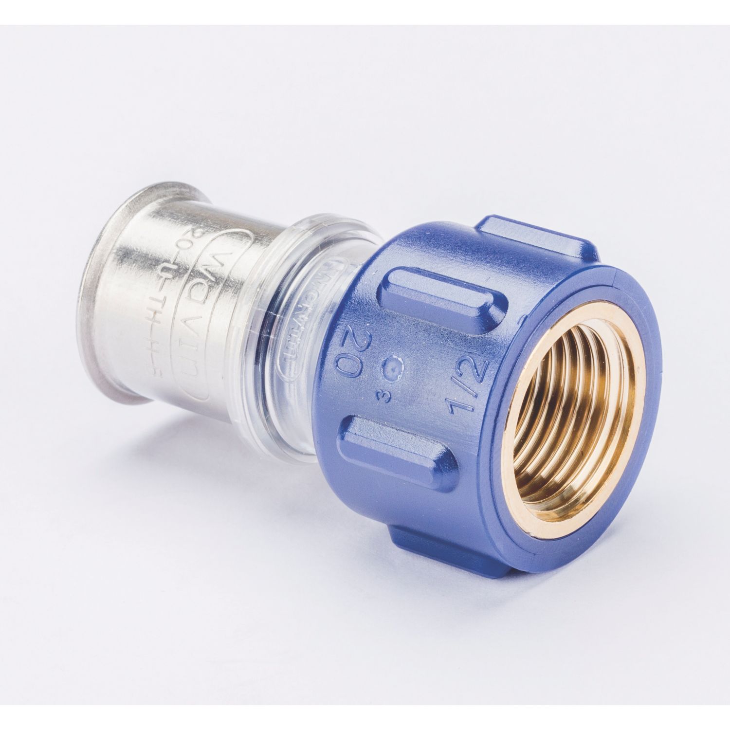 Wavin Tigris Multi-Layer Composite Press-Fit Adapting Female Couplers 0.5" x 20mm 10 Pack (749RM)