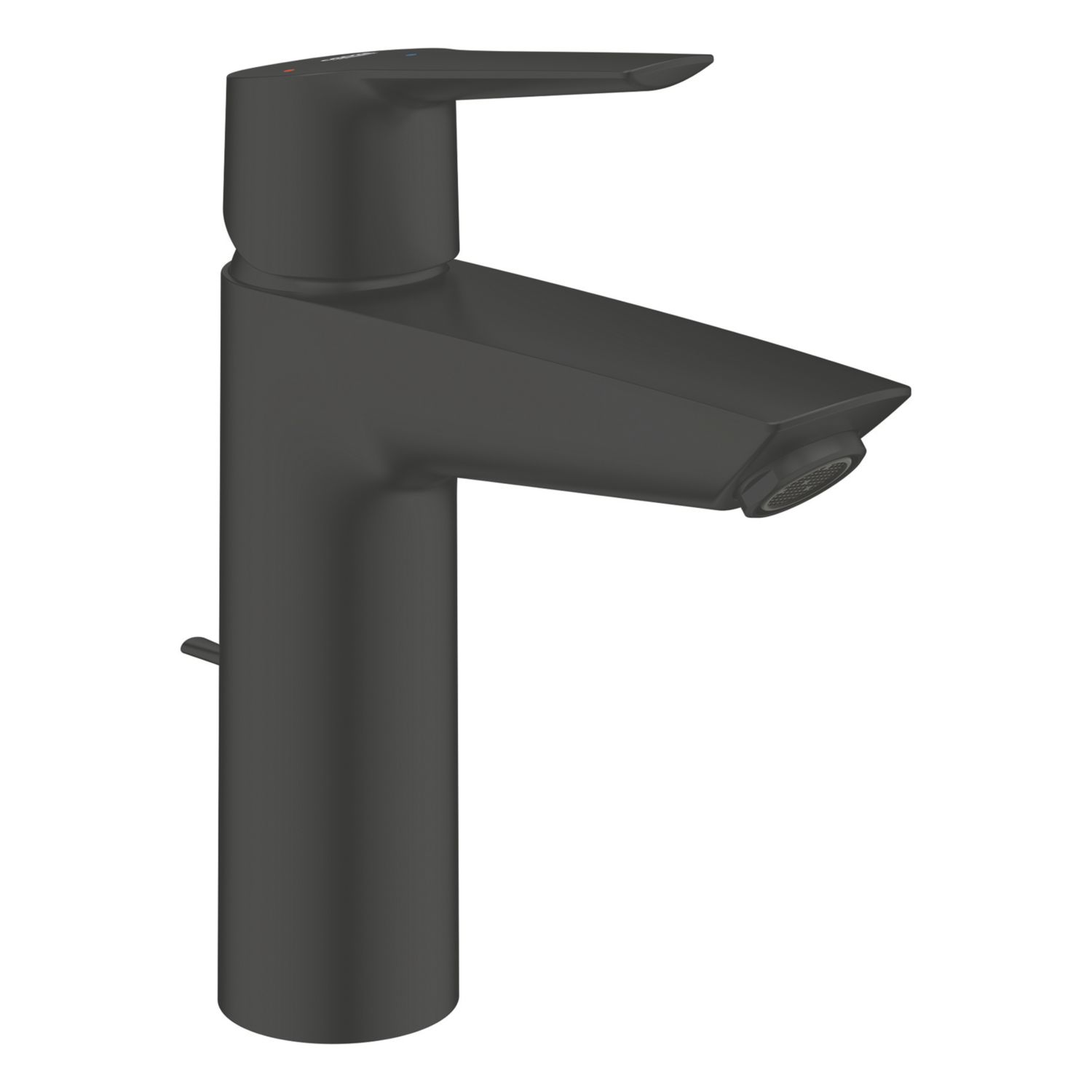 Grohe Start Matt Black 192mm Standard Lever Mono Basin Mixer Tap With Pop-Up Waste (749YX)