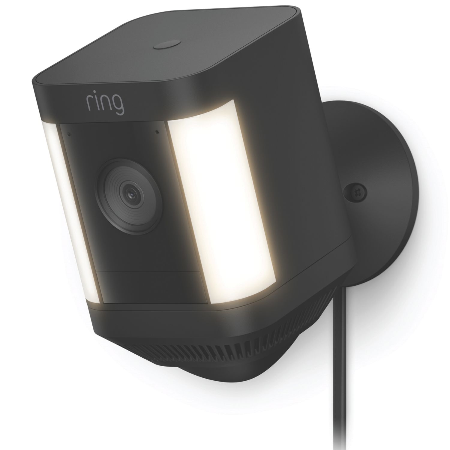Ring Spotlight Cam Plus Black Wireless 1080p Outdoor Smart Camera with Spotlight & PIR Sensor (750HE)