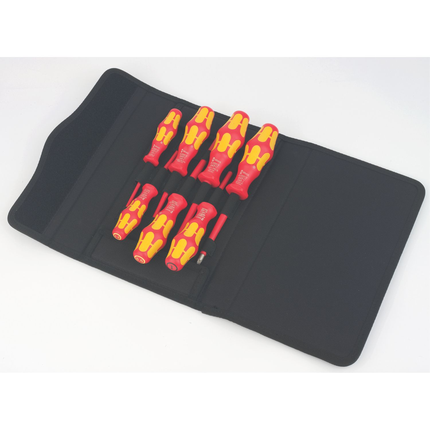 Wera Kraftform 100 i/7 Set 1 Mixed VDE Screwdriver Set 7 Pieces (751FU)