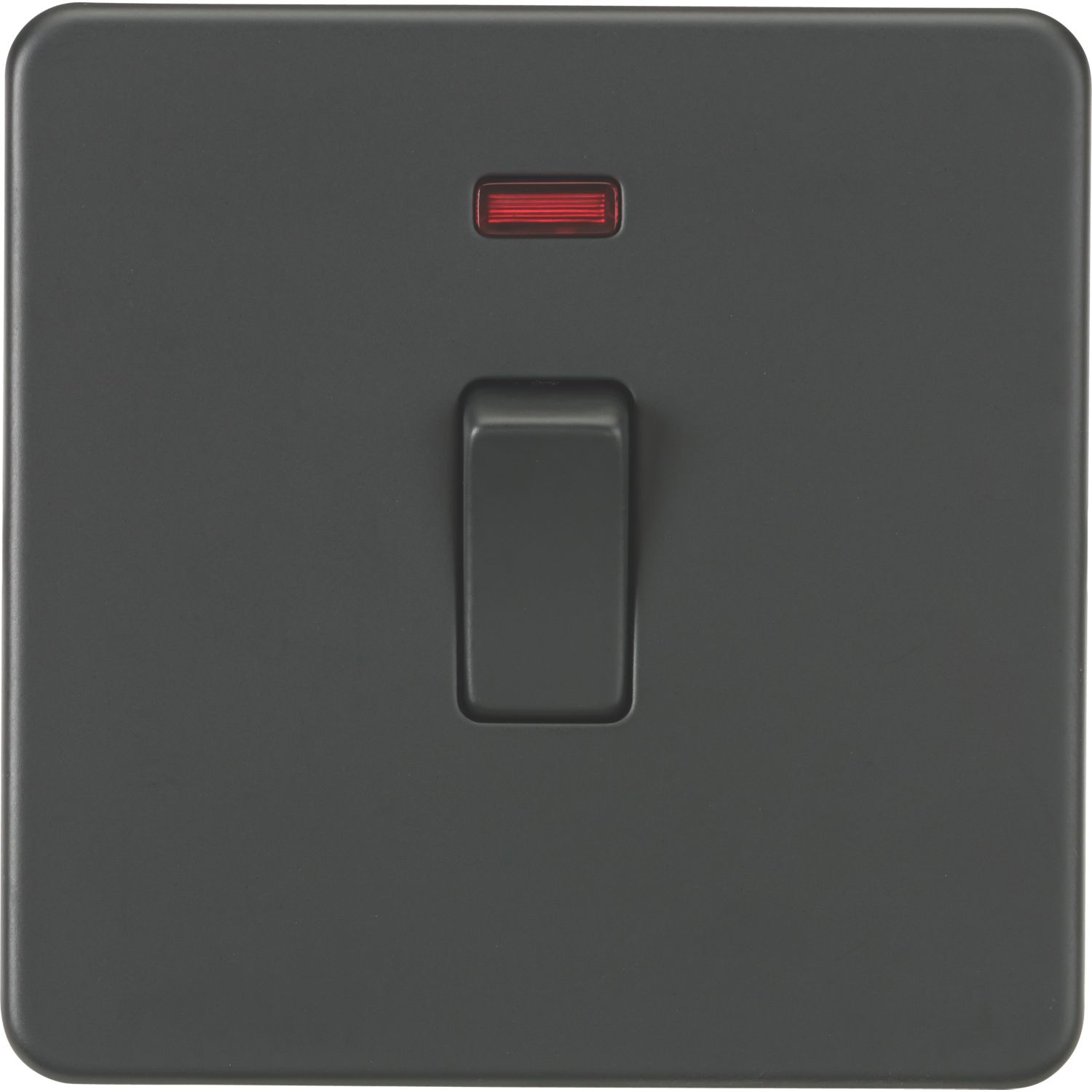 Knightsbridge 20A 1-Gang DP Control Switch Anthracite with LED (751TY)